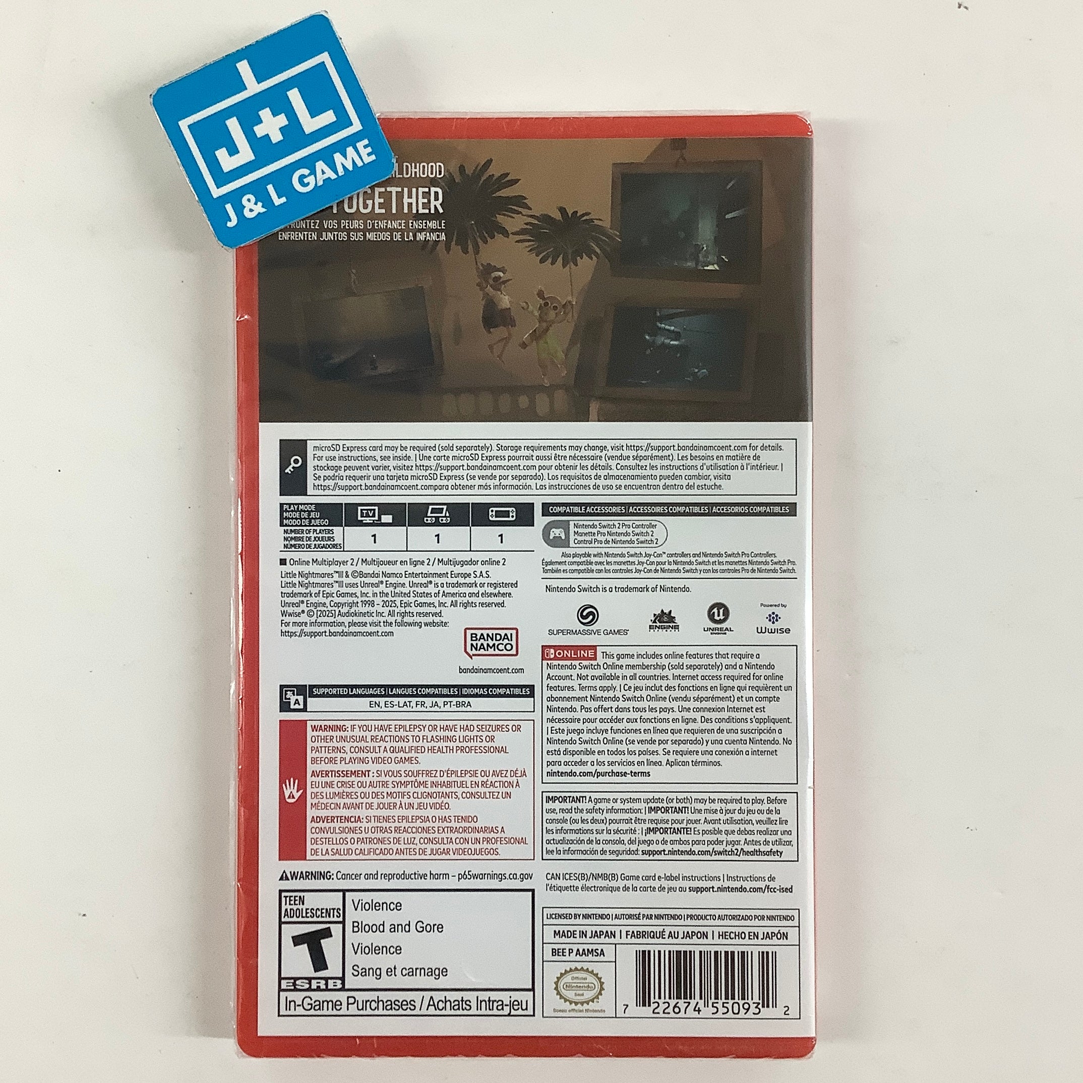 Little Nightmares III - (NS2) Nintendo Switch 2 Video Games Bandai Namco