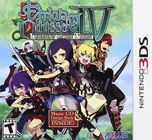 Etrian Odyssey IV: Legends of the Titan (w/ Music CD & Design Book) - Nintendo 3DS [Pre-Owned] Video Games Atlus   