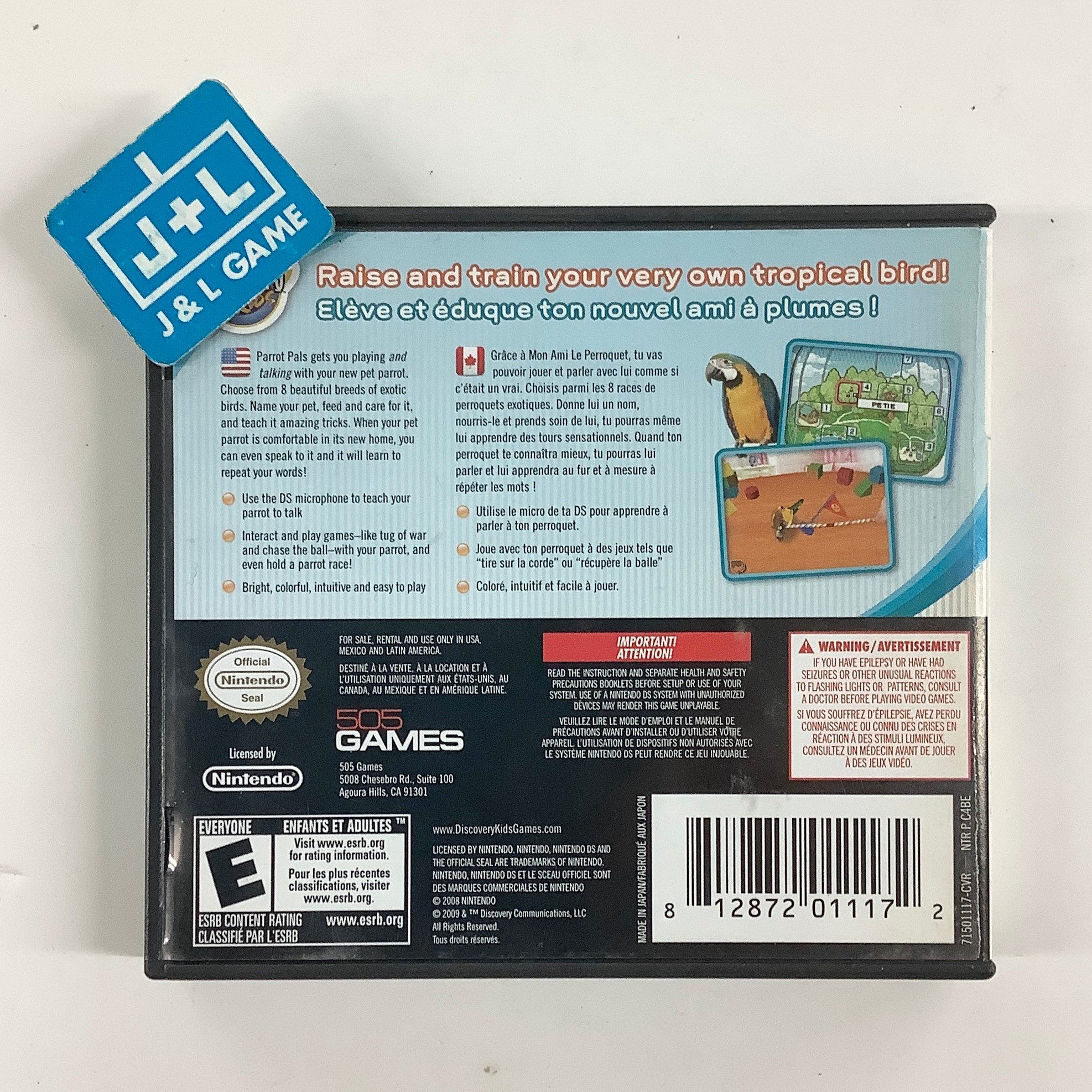 Discovery Kids: Parrot Pals - (NDS) Nintendo DS [Pre-Owned] Video Games 505 Games