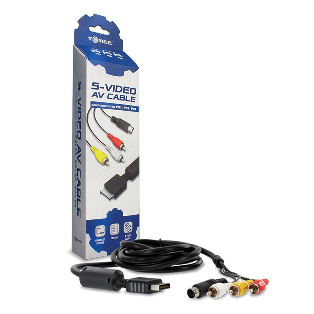 Tomee S-Video AV Cable for PlayStation 2 - (PS2) PlayStation 2