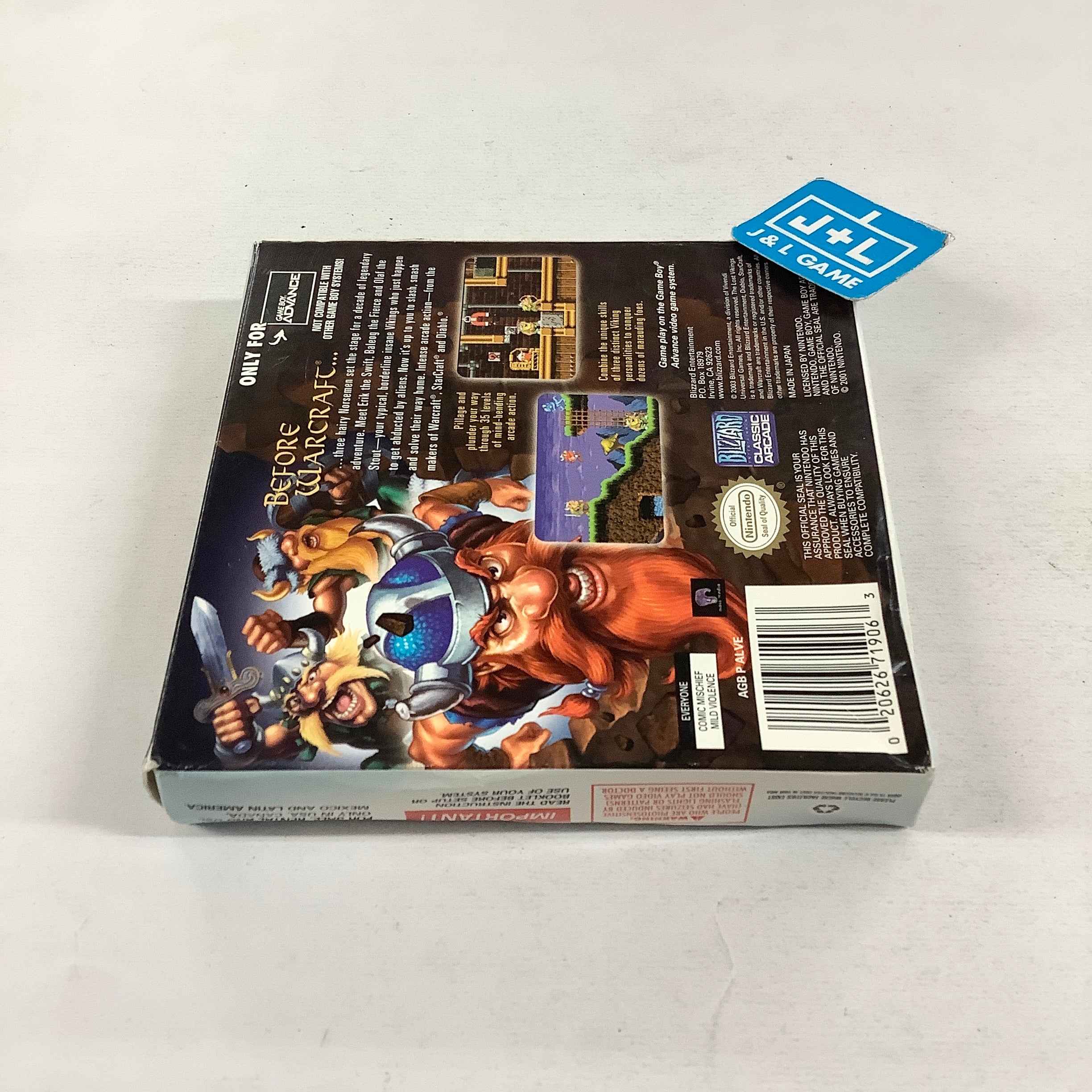 The Lost Vikings - (GBA) Game Boy Advance [Pre-Owned] Video Games Blizzard Classic Arcade