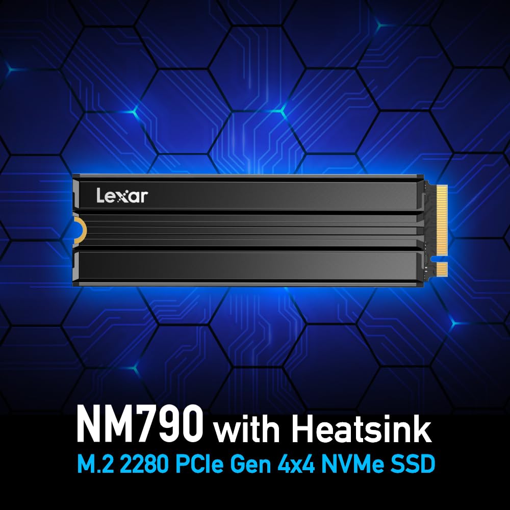 Lexar 2TB NM790 SSD with Heatsink PCIe Gen4 NVMe M.2 - (PS5) PlayStation 5 [Pre-Owned] ACCESSORIES Lexar