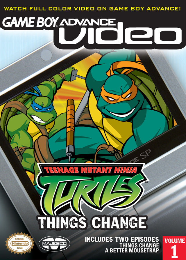 Game Boy Advance Video: Teenage Mutant Ninja Turtles: Things Change (Volume 1) - (GBA) Game Boy Advance [Pre-Owned]