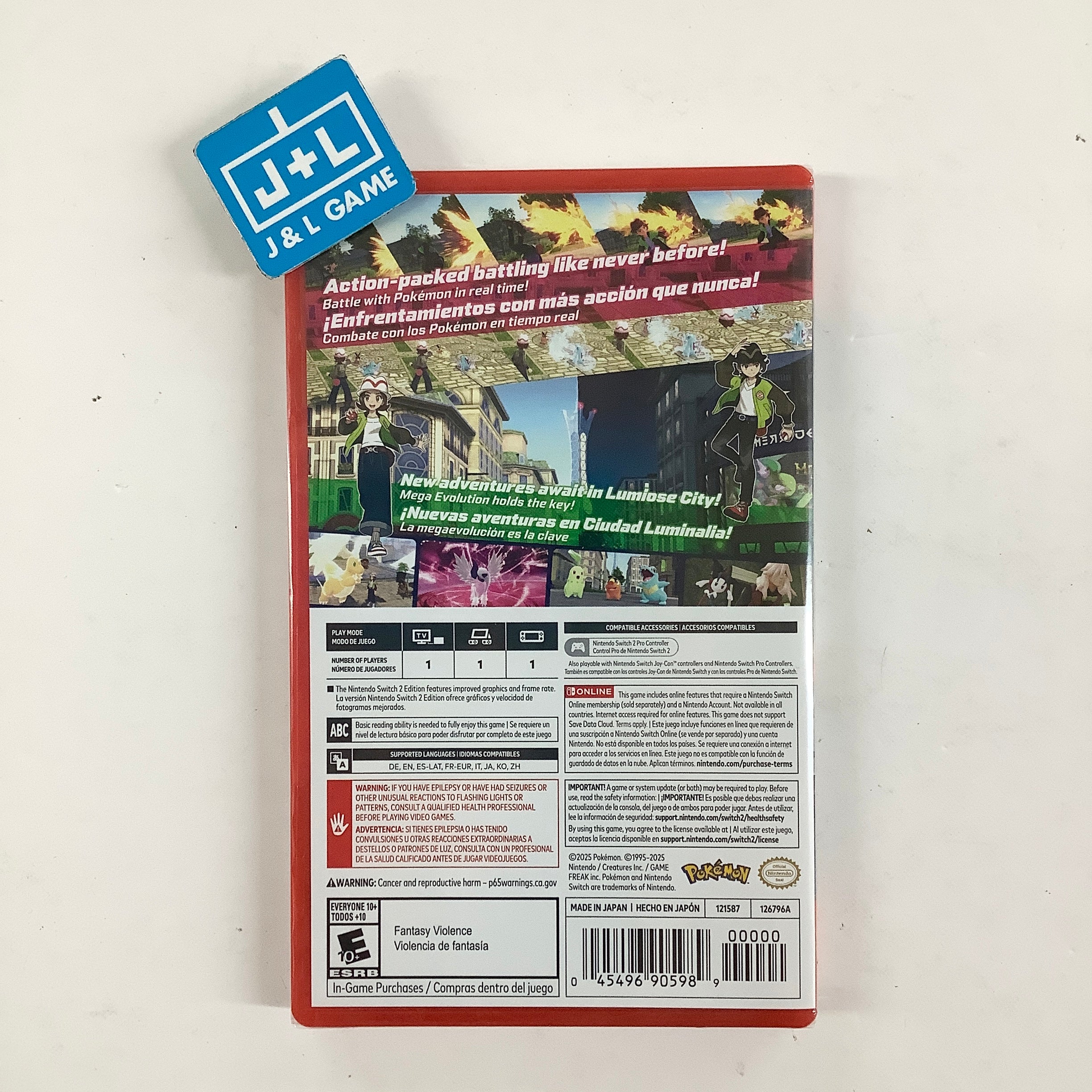 Pokémon Legends: Z-A – (NS2) Nintendo Switch 2 Edition | J&L Game