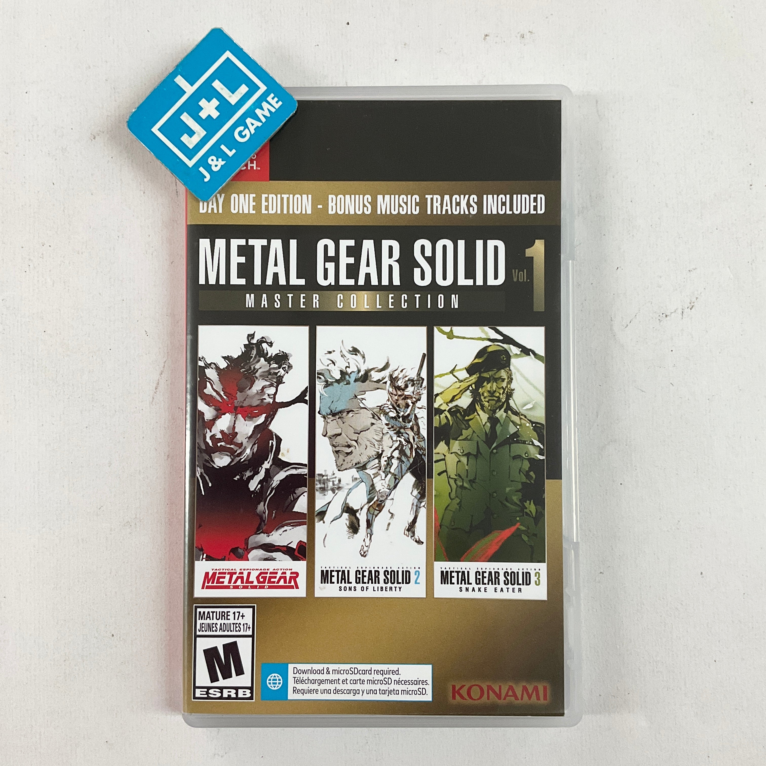 Metal Gear Solid: Master Collection Vol.1 - (NSW) Nintendo Switch [Pre-Owned] Video Games Konami