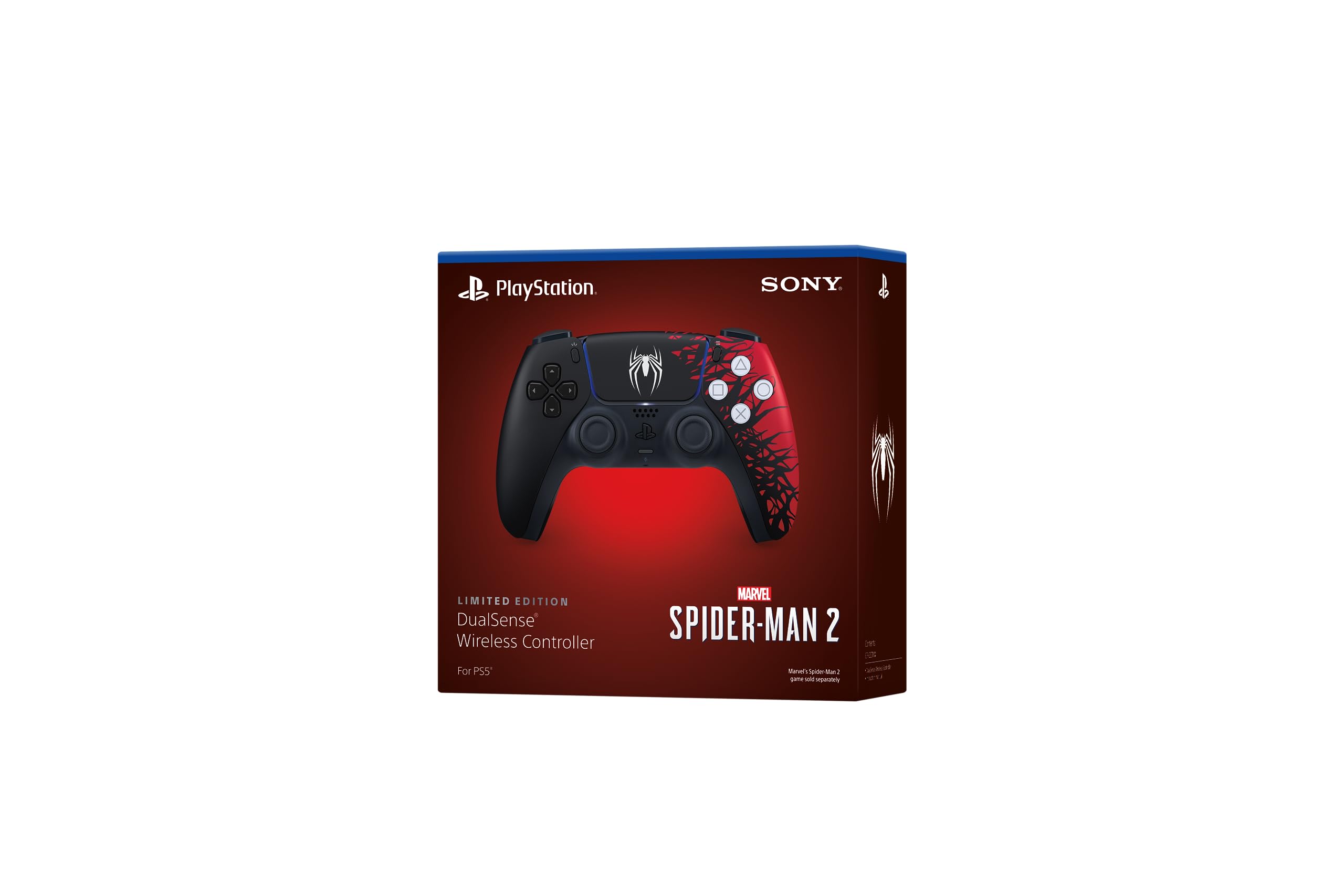 SONY PlayStation 5 DualSense Wireless Controller (Marvel's Spider-Man 2 Limited Edition) - (PS5) PlayStation 5 ACCESSORIES PlayStation
