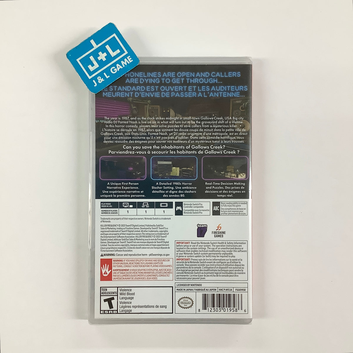Killer Frequency - (NSW) Nintendo Switch Video Games Fireshine Games