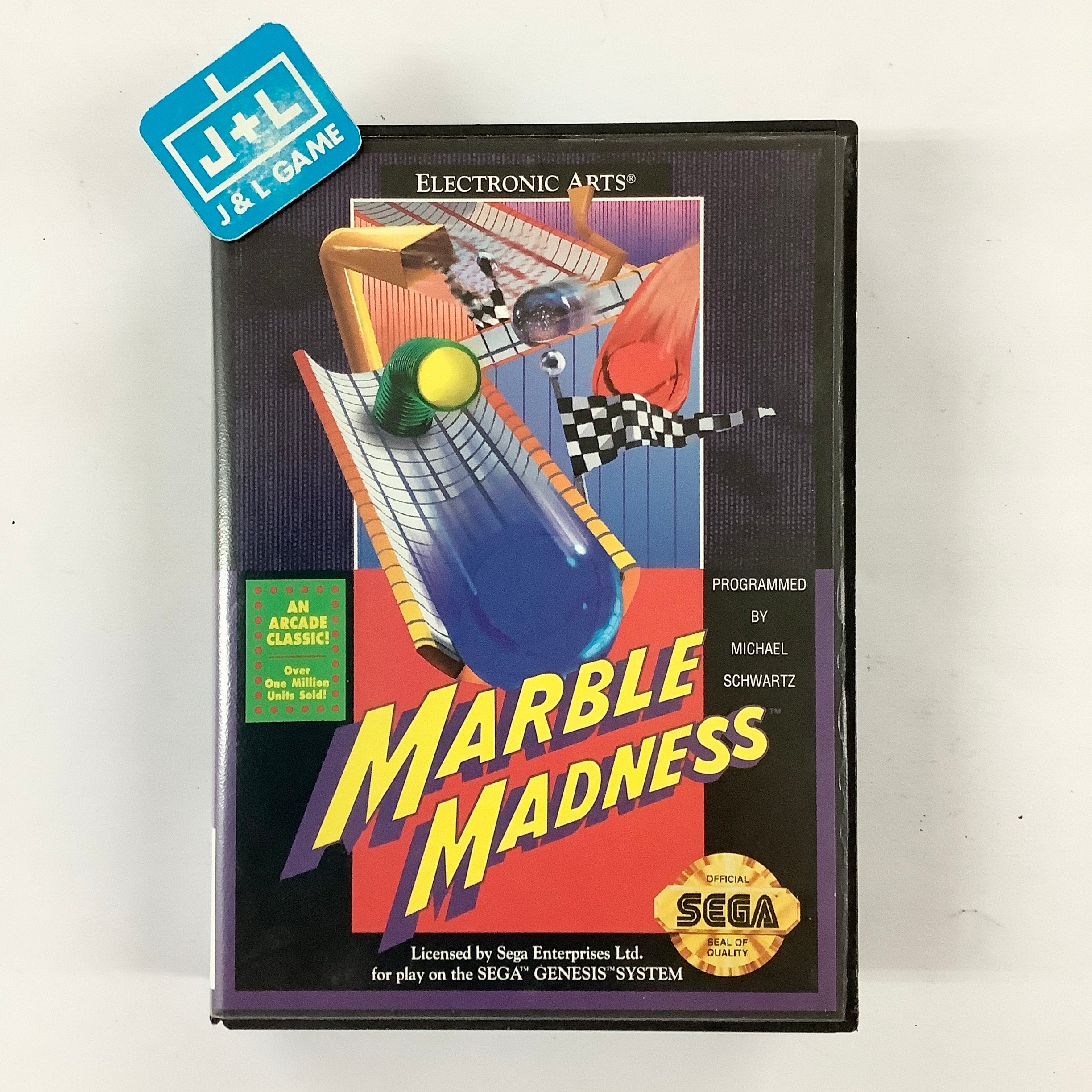 Marble Madness - (SG) SEGA Genesis [Pre-Owned] Video Games Electronic Arts   