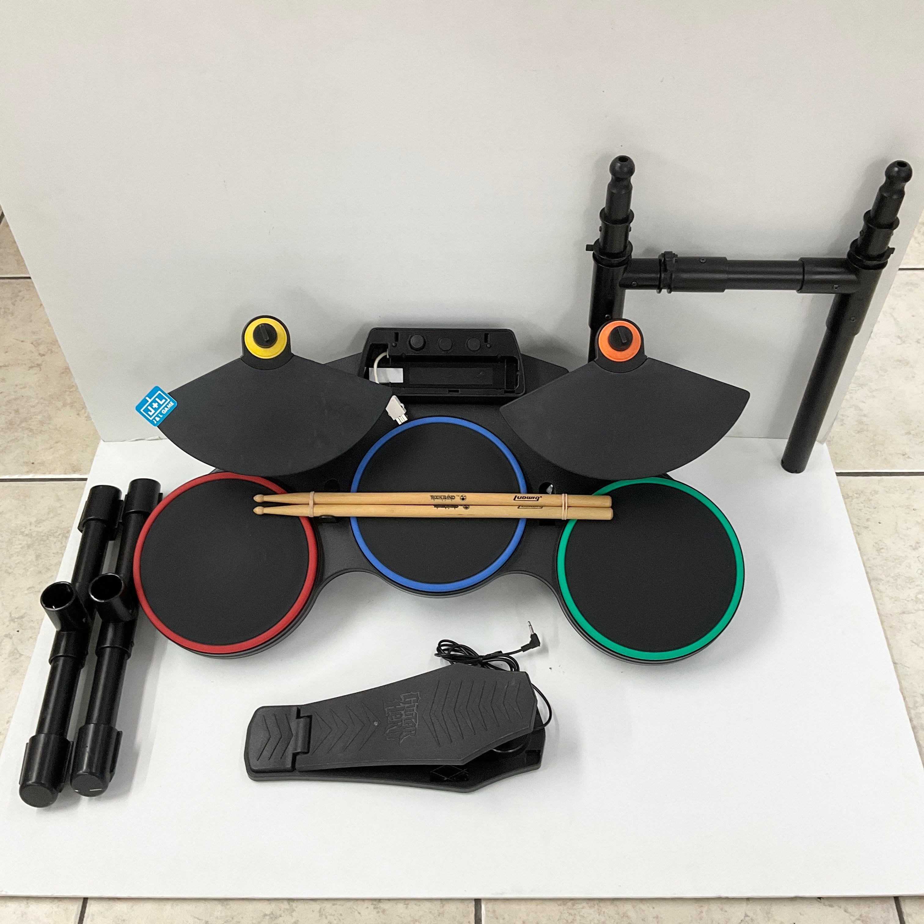 Activision Guitar Hero World Tour Wireless Drum Controller - Nintendo Wii [Pre-Owned] Accessories ACTIVISION   