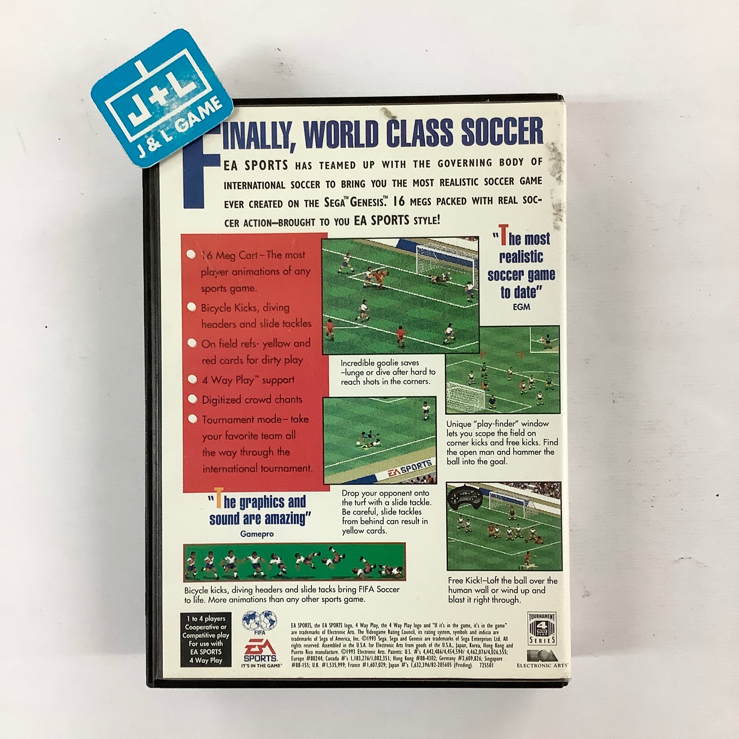 FIFA International Soccer - (SG) SEGA Genesis [Pre-Owned] Video Games Electronic Arts   