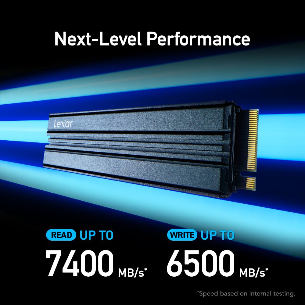 Lexar 2TB NM790 SSD with Heatsink PCIe Gen4 NVMe M.2 - (PS5) PlayStation 5 [Pre-Owned] ACCESSORIES Lexar