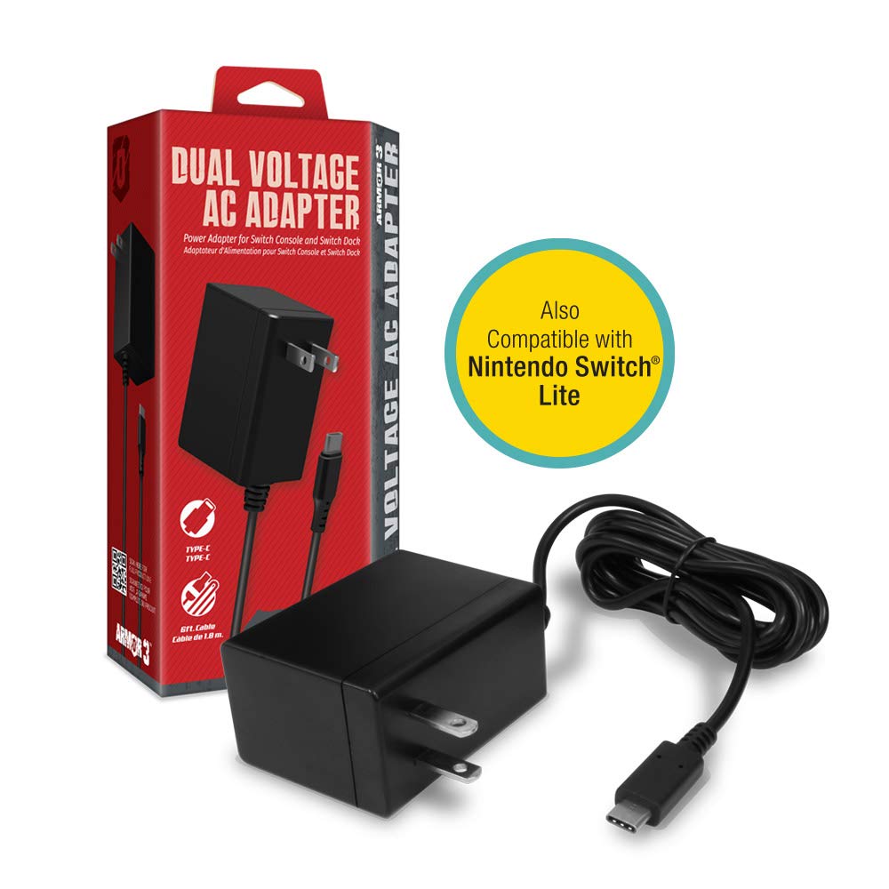 Armor3 Dual Voltage AC Adapter - (NSW) Nintendo Switch ACCESSORIES Armor3