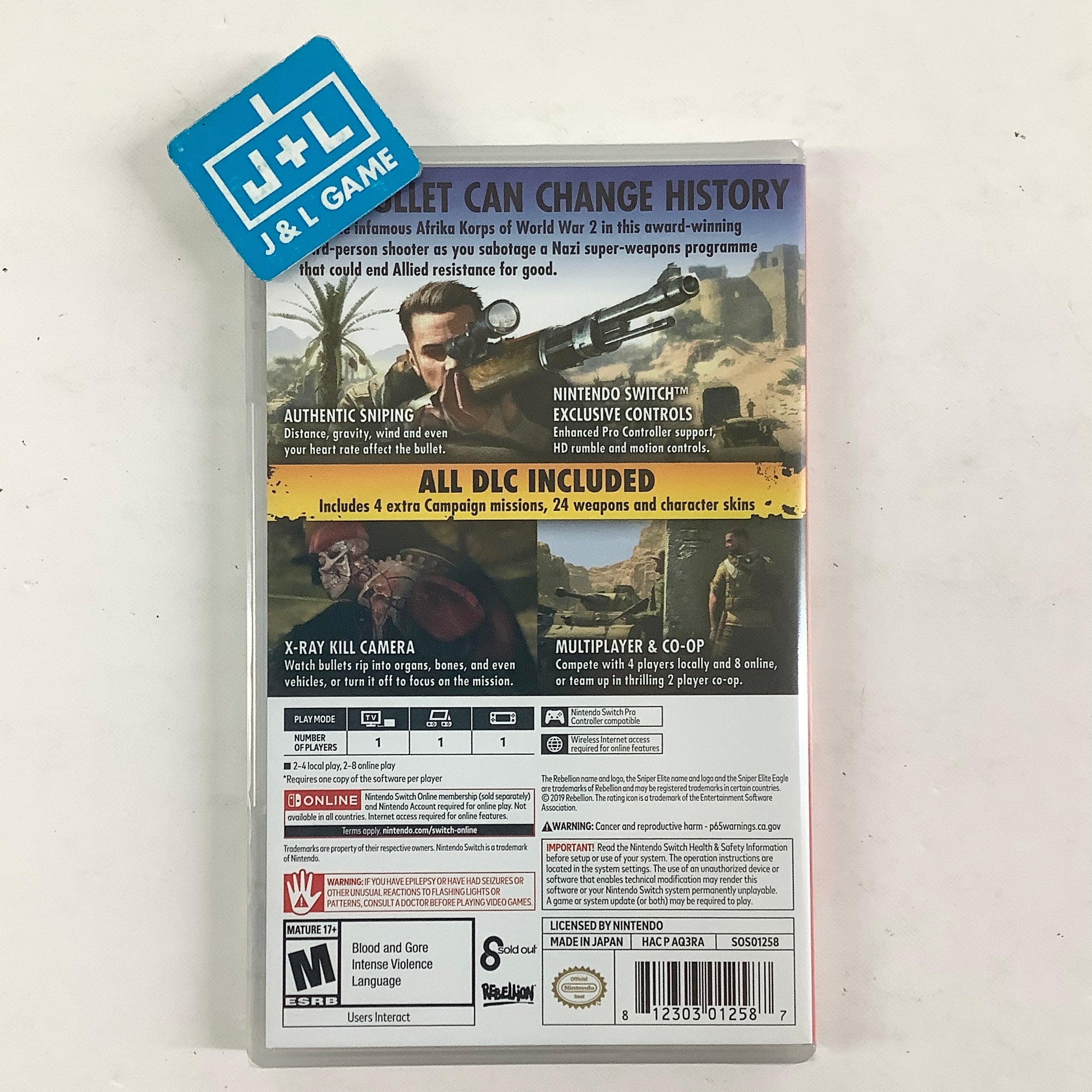 Sniper Elite 3 Ultimate Edition - (NSW) Nintendo Switch Video Games U&I Entertainment