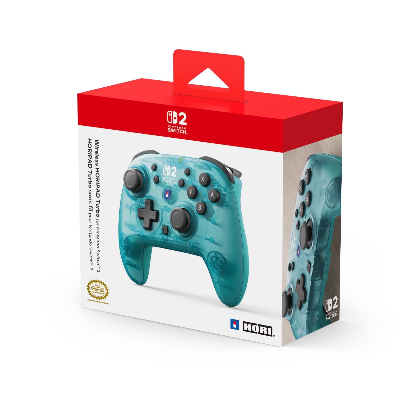 HORI Wireless HORIPAD Turbo (Aqua) - (NS2) Nintendo Switch 2 ACCESSORIES HORI