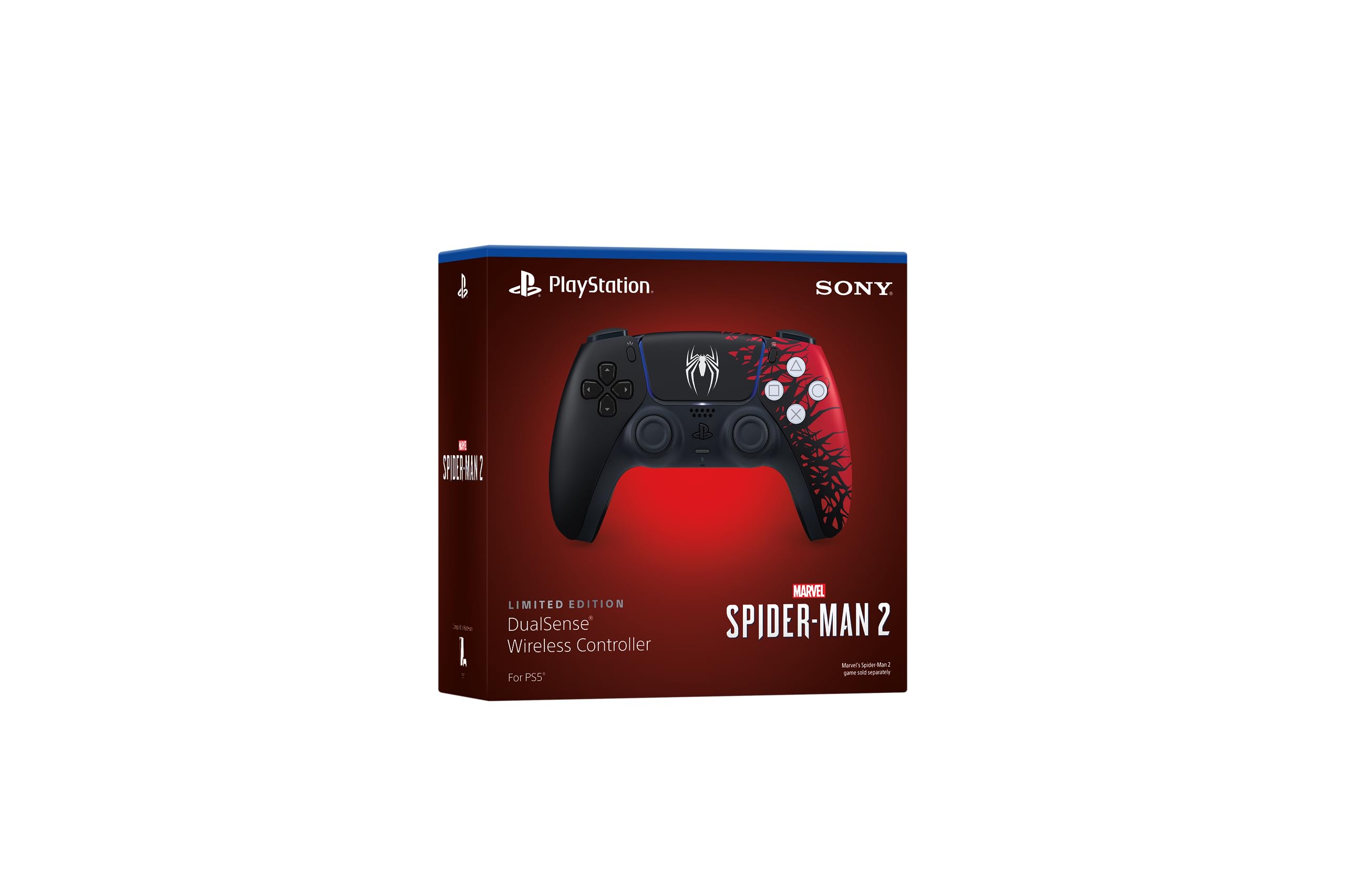 SONY PlayStation 5 DualSense Wireless Controller (Marvel's Spider-Man 2 Limited Edition) - (PS5) PlayStation 5 ACCESSORIES PlayStation