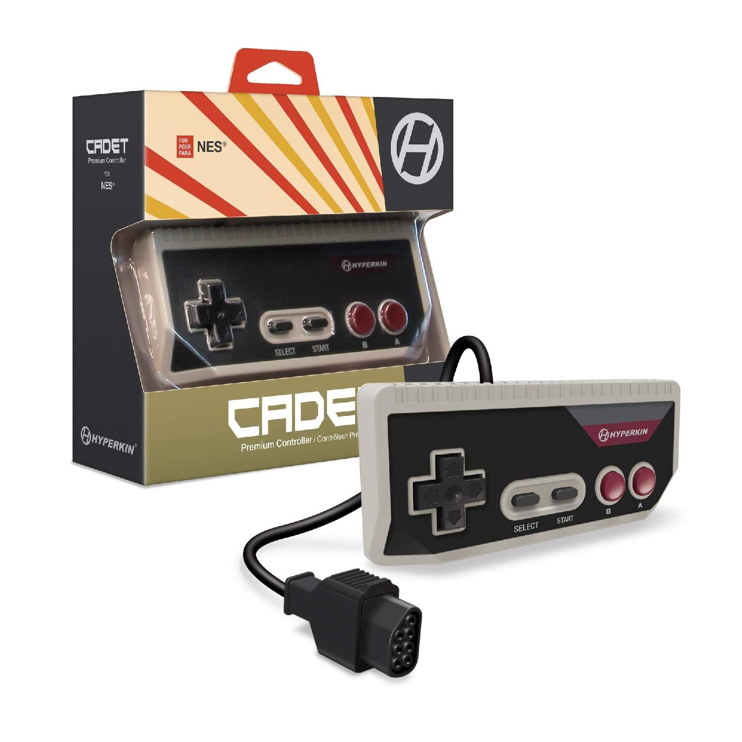Hyperkin Cadet Controller (Gray) - (NES) Nintendo Entertainment System ACCESSORIES Hyperkin