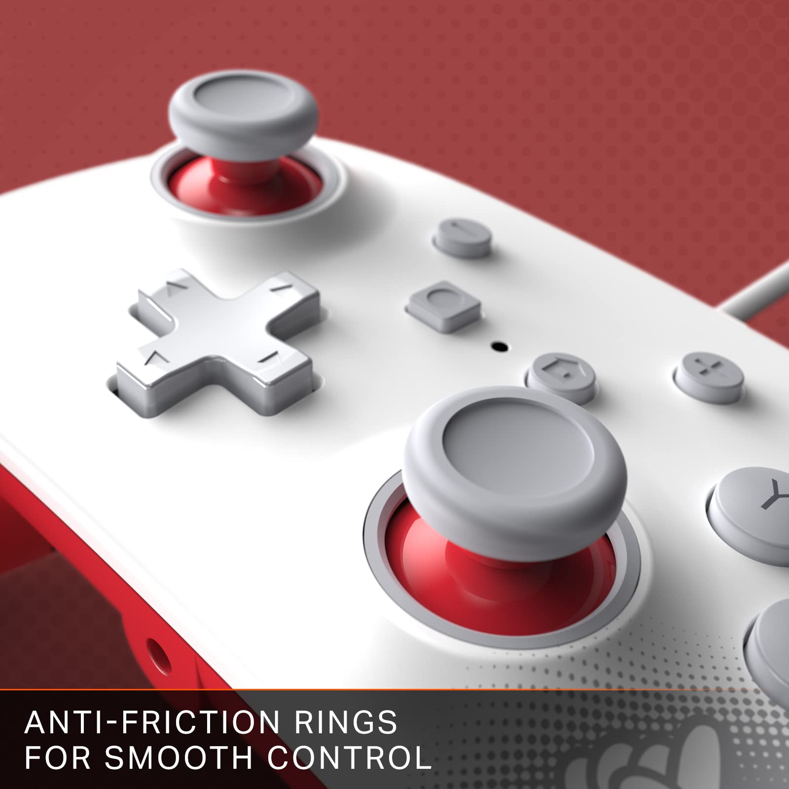 PowerA Enhanced Wired Controller (Mario White) - (NSW Nintendo Switch ACCESSORIES PowerA