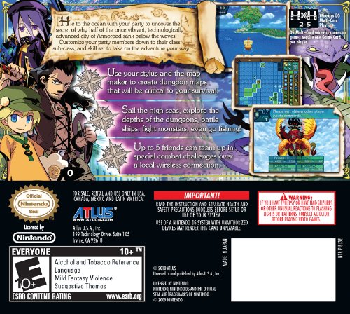 Etrian Odyssey III: The Drowned City - (NDS) Nintendo DS [Pre-Owned] Video Games Atlus   