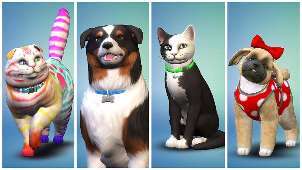 The Sims 4 Plus Cats & Dogs Bundle - (PS4) PlayStation 4 [Pre-Owned] Video Games Electronic Arts