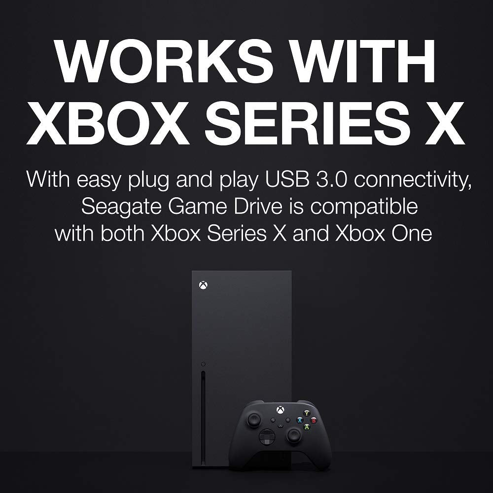 Seagate Game Drive for Xbox Game Pass Special Edition 4TB (White - (XB1) Xbox One ACCESSORIES Seagate