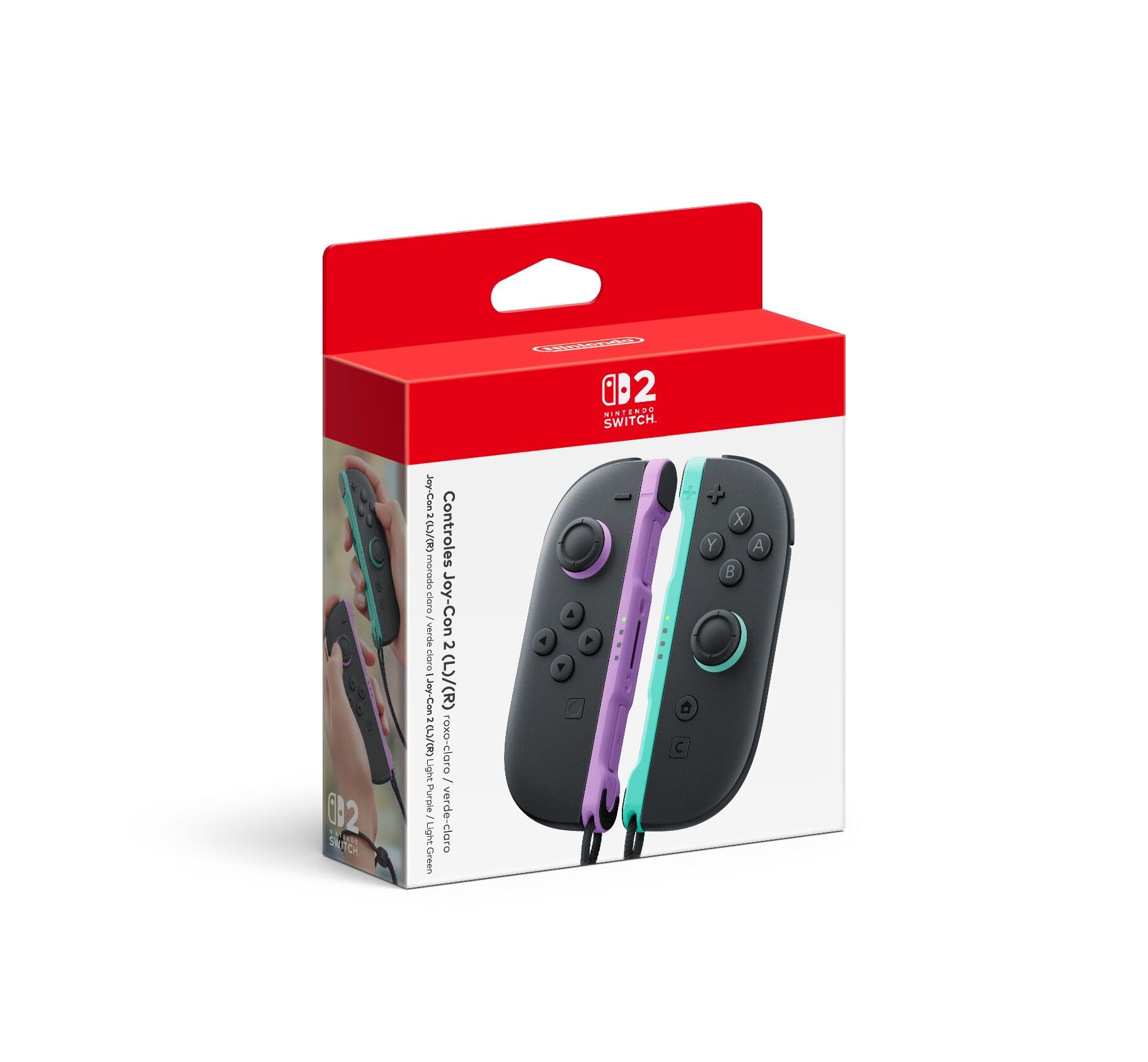 Nintendo Switch Joy-Con 2 (L)/(R) (Light Purple/Light Green) - (NS2) Nintendo Switch 2 ACCESSORIES Nintendo