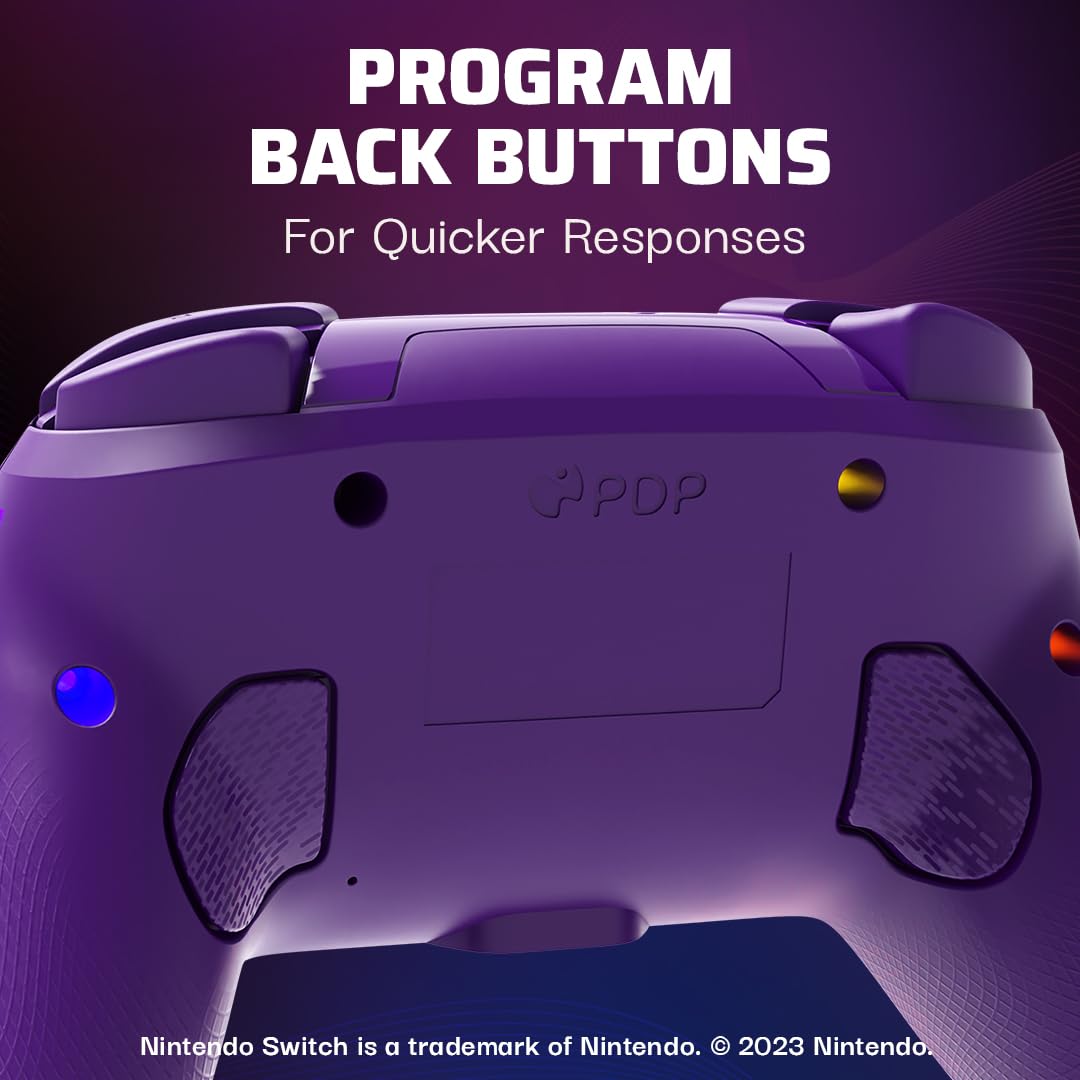 PDP Afterglow Wave Wireless Controller (Purple) - (NSW) Nintendo Switch ACCESSORIES PDP