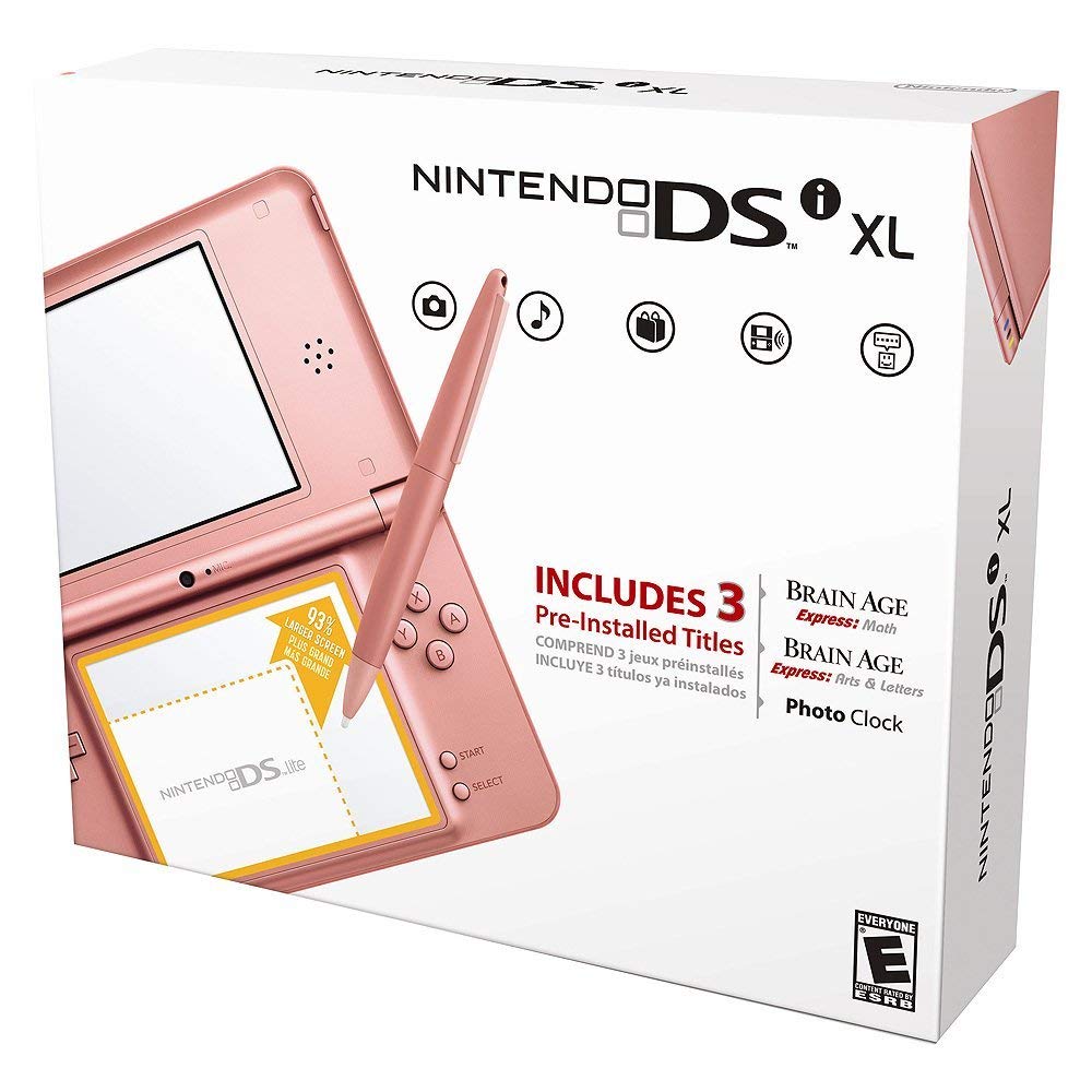 Nintendo DSi XL Console (Metallic Rose) - (NDS) Nintendo DS [Pre-Owned] Consoles Nintendo