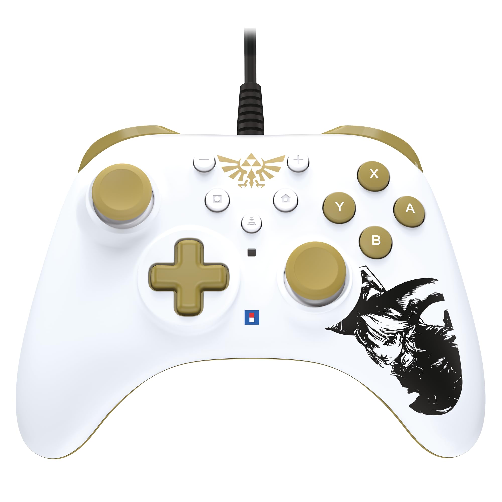 HORI Nintendo Switch HORIPAD Turbo (The Legend of Zelda) Ergonomic Wired Controller Pad - (NSW) Nintendo Switch ACCESSORIES HORI