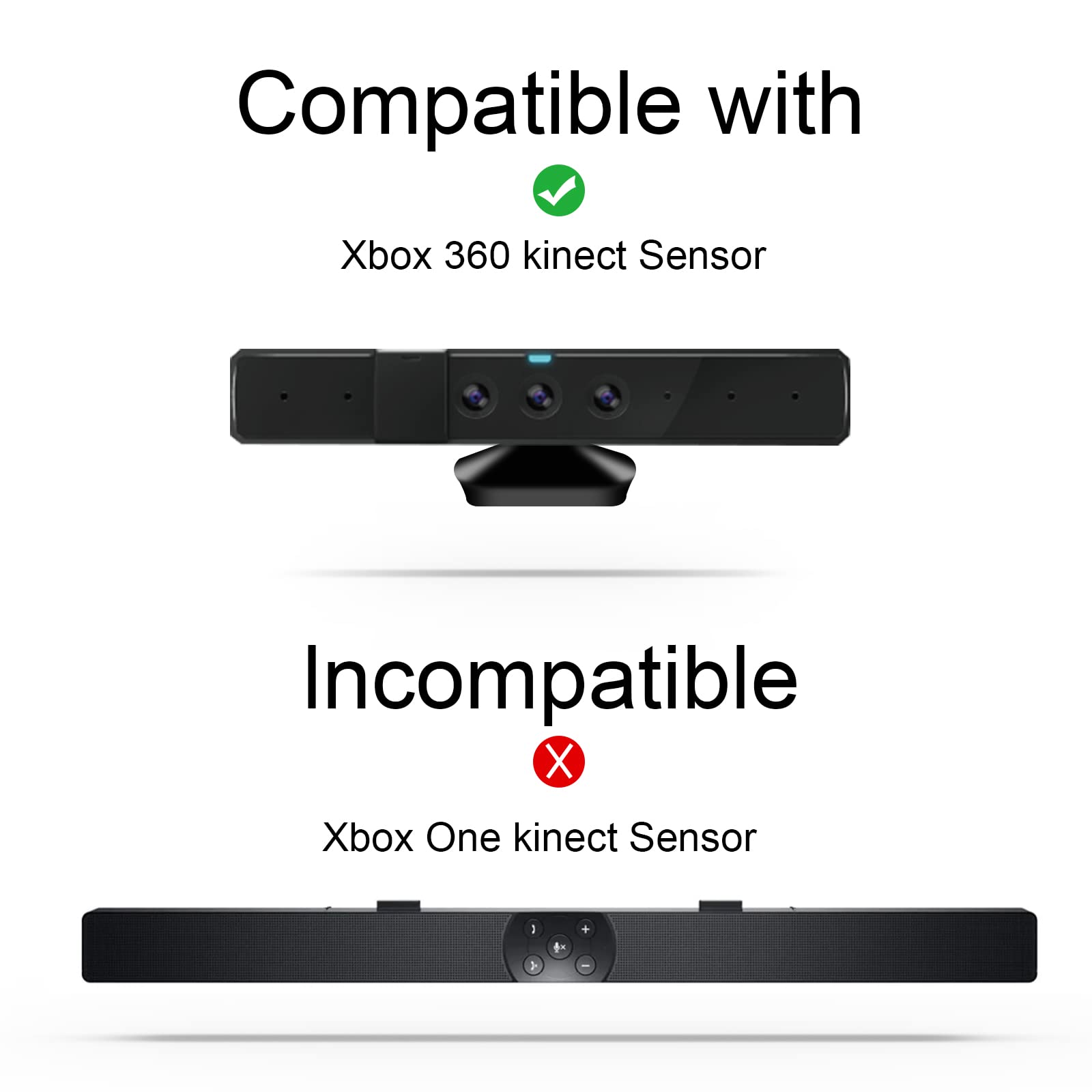 Xbox 360 Kinect Sensor Mounting Clip TV Mounting Clip (Black) - Xbox 360