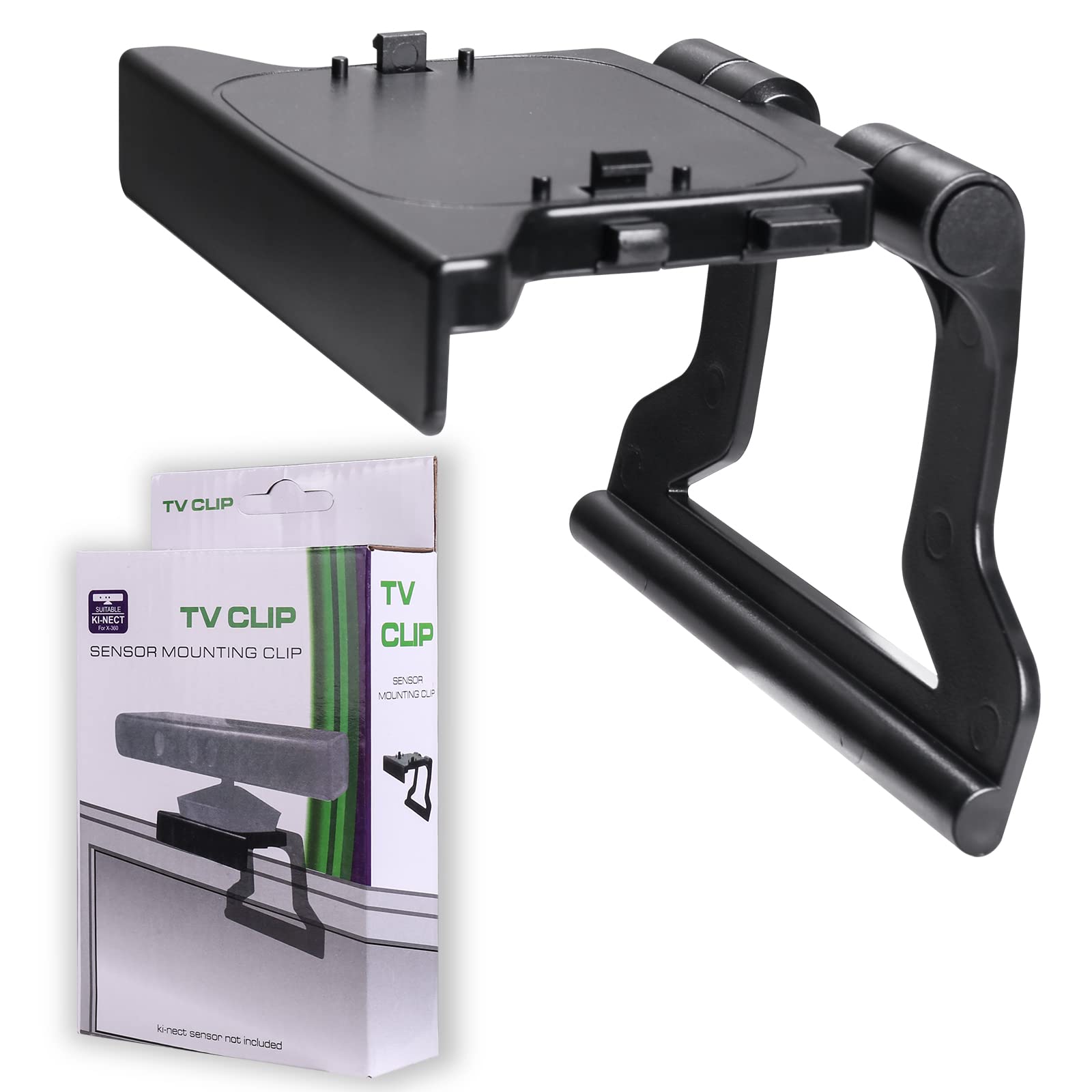 Xbox 360 Kinect Sensor Mounting Clip TV Mounting Clip (Black) - Xbox 360
