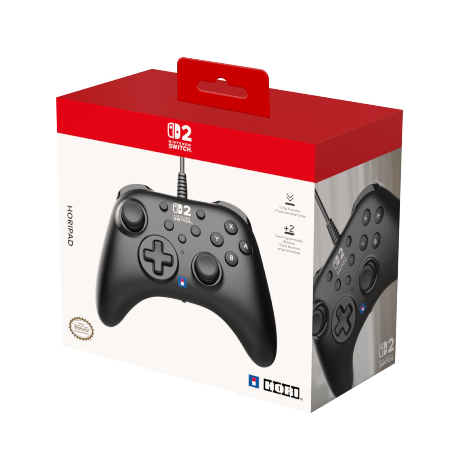 HORI HORIPAD Turbo (Black) - (NS2) Nintendo Switch 2 Video Games HORI