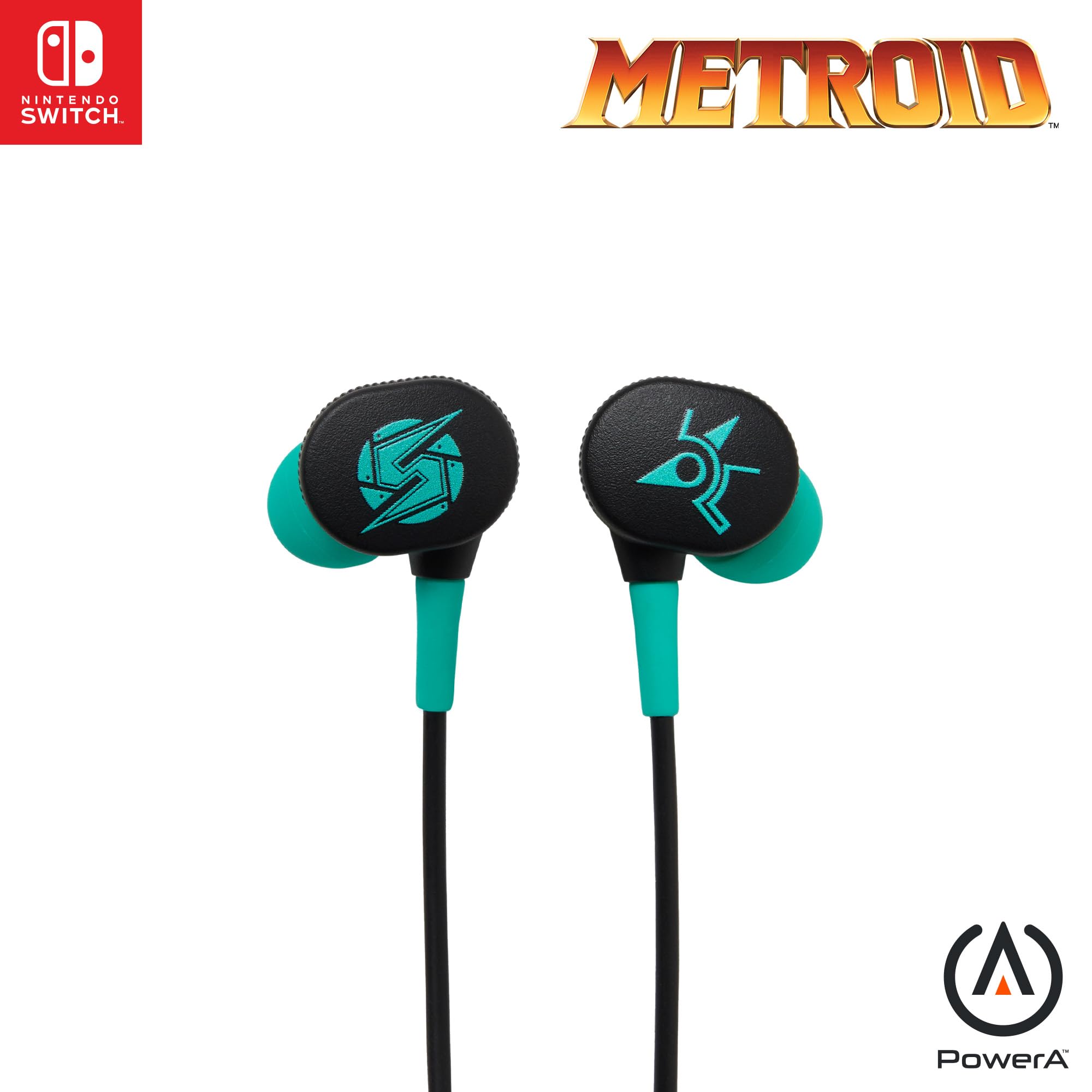 PowerA Wired Earbuds (Metroid) - (NSW) Nintendo Switch ACCESSORIES PowerA