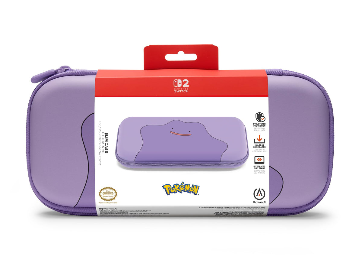 PowerA Slim Case for Nintendo Switch 2 - Pokemon: Ditto GAMING_EQUIPMENT_ENCLOSURE PowerA