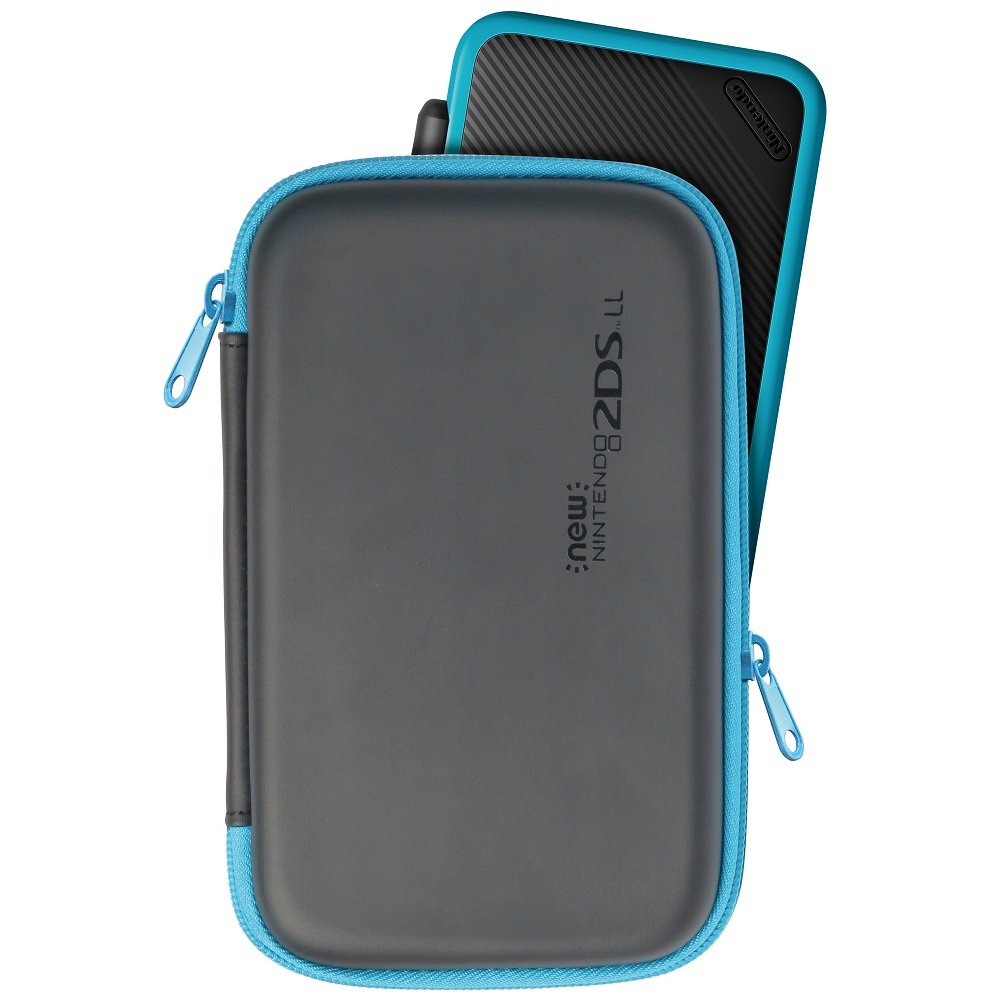 HORI New Nintendo 2DS LL / 2DSXL Hard Pouch (Blue) - Nintendo 3DS (Japanese Import) Accessories ホリ   