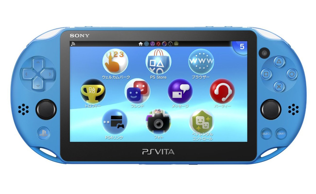 Sony PlayStation Vita 2000 Wi-Fi (Aqua Blue) - (PSV) PlayStation Vita [Pre-Owned] (Japanese Import) Video Games Sony   