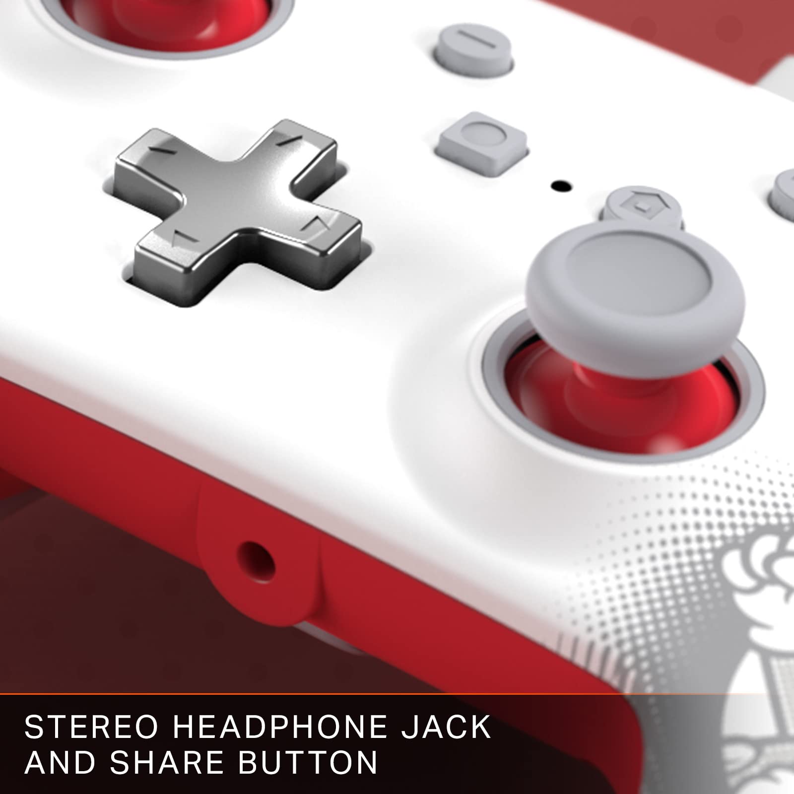 PowerA Enhanced Wired Controller (Mario White) - (NSW Nintendo Switch ACCESSORIES PowerA