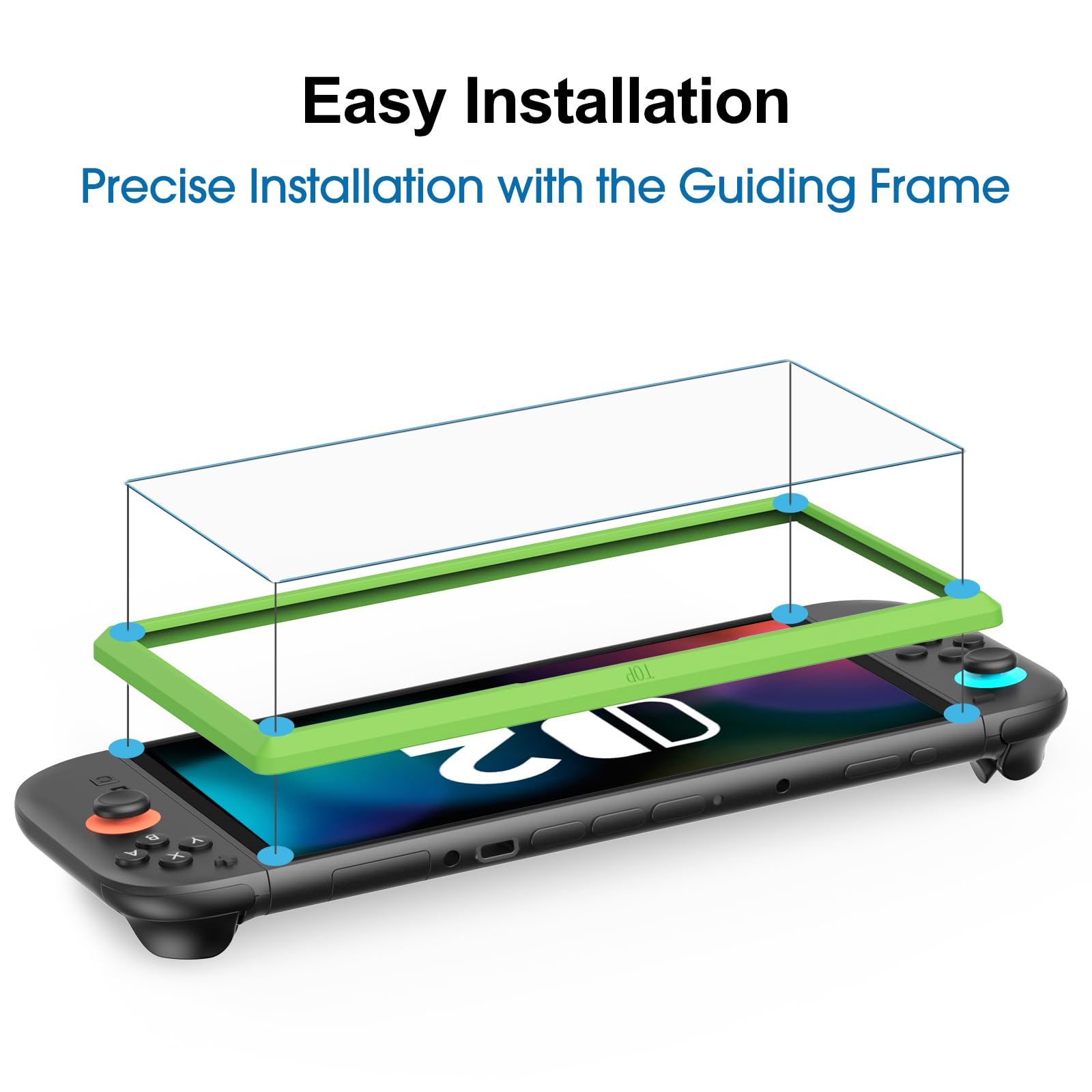 amFilm Tempered Glass Screen Protector for Nintendo Switch 2 (3-Pack) - (NS2) Nintendo Switch 2 ACCESSORIES amFilm