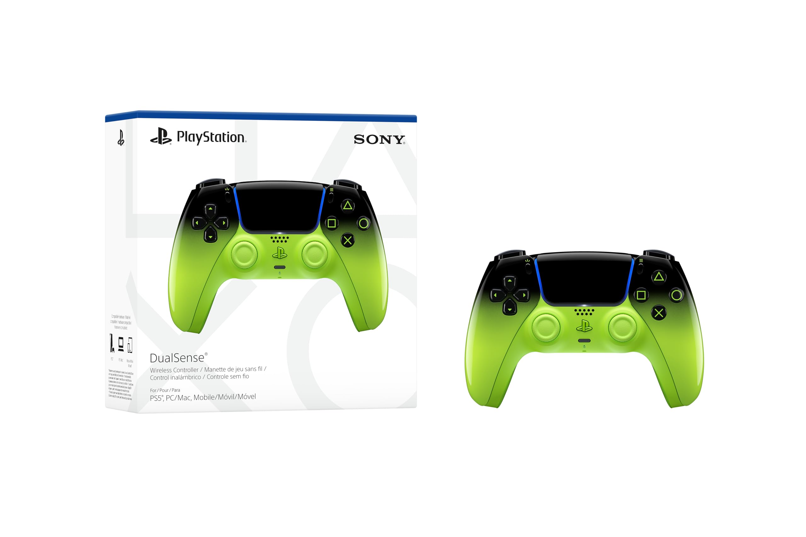 SONY PlayStation 5 DualSense Wireless Controller (Remix Green) - (PS5) PlayStation 5