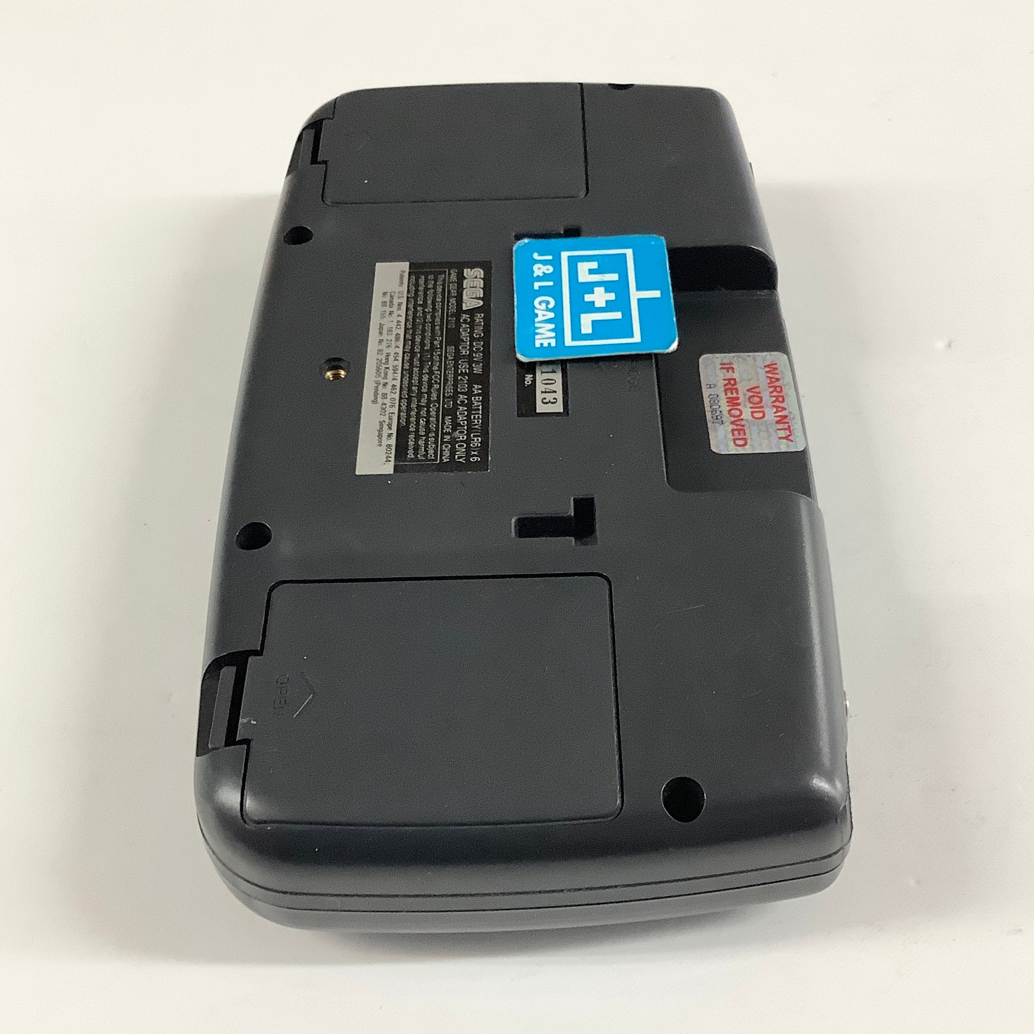 Sega Game Gear Portable Video Game System (Black) - (SGG) SEGA GameGear [Pre-Owned]