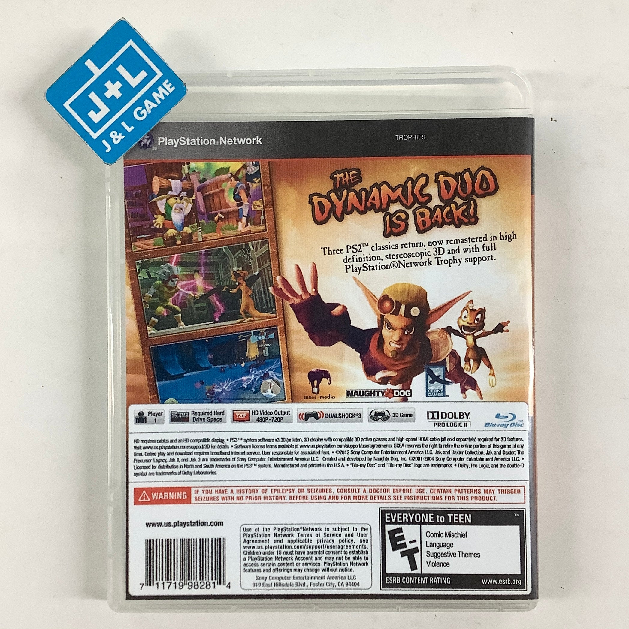 Jak & Daxter Collection - (PS3) Playstation 3 [Pre-Owned] Video Games SCEA