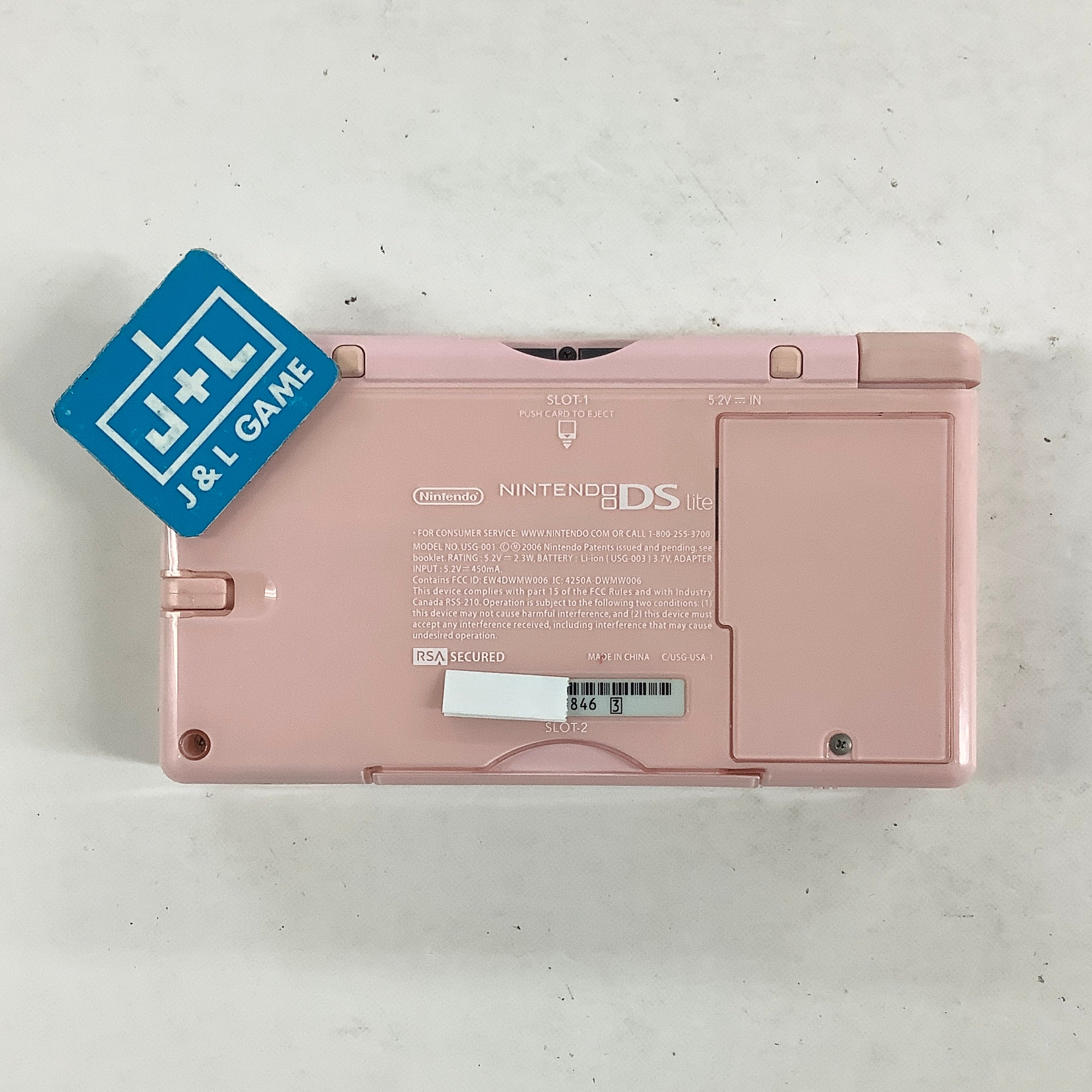 Nintendo DS Lite Console (Coral Pink) - (NDS) Nintendo DS [Pre-Owned]
