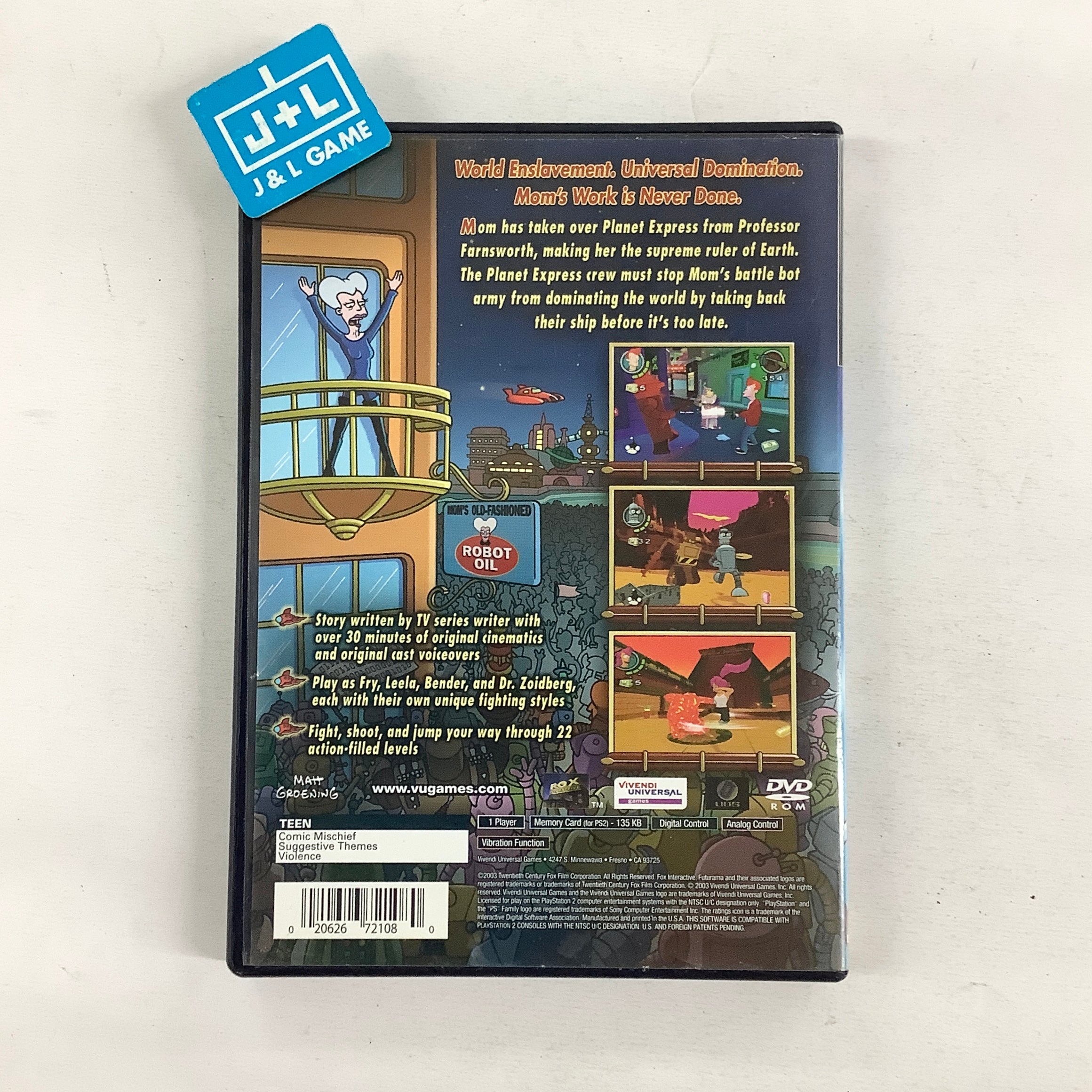 Futurama - (PS2) PlayStation 2 [Pre-Owned] Video Games Vivendi Universal