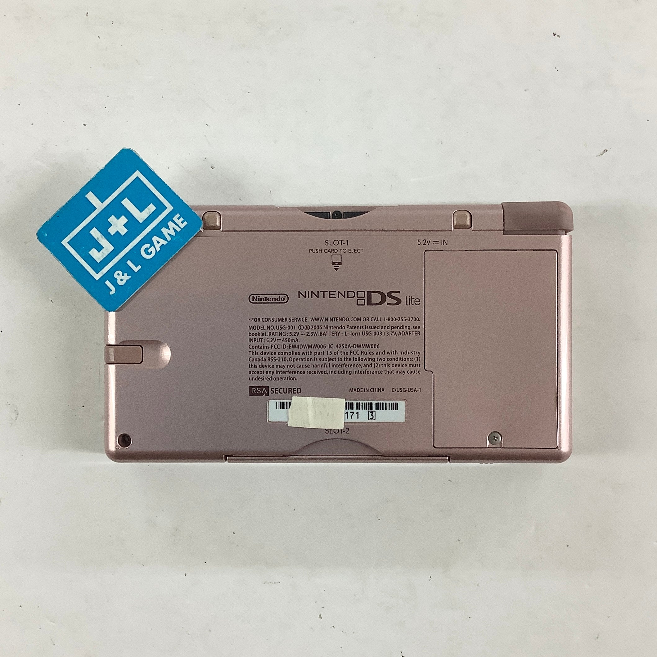 Nintendo DS Lite Console (Metallic Rose) - (NDS) Nintendo DS [Pre-Owned] Consoles Nintendo