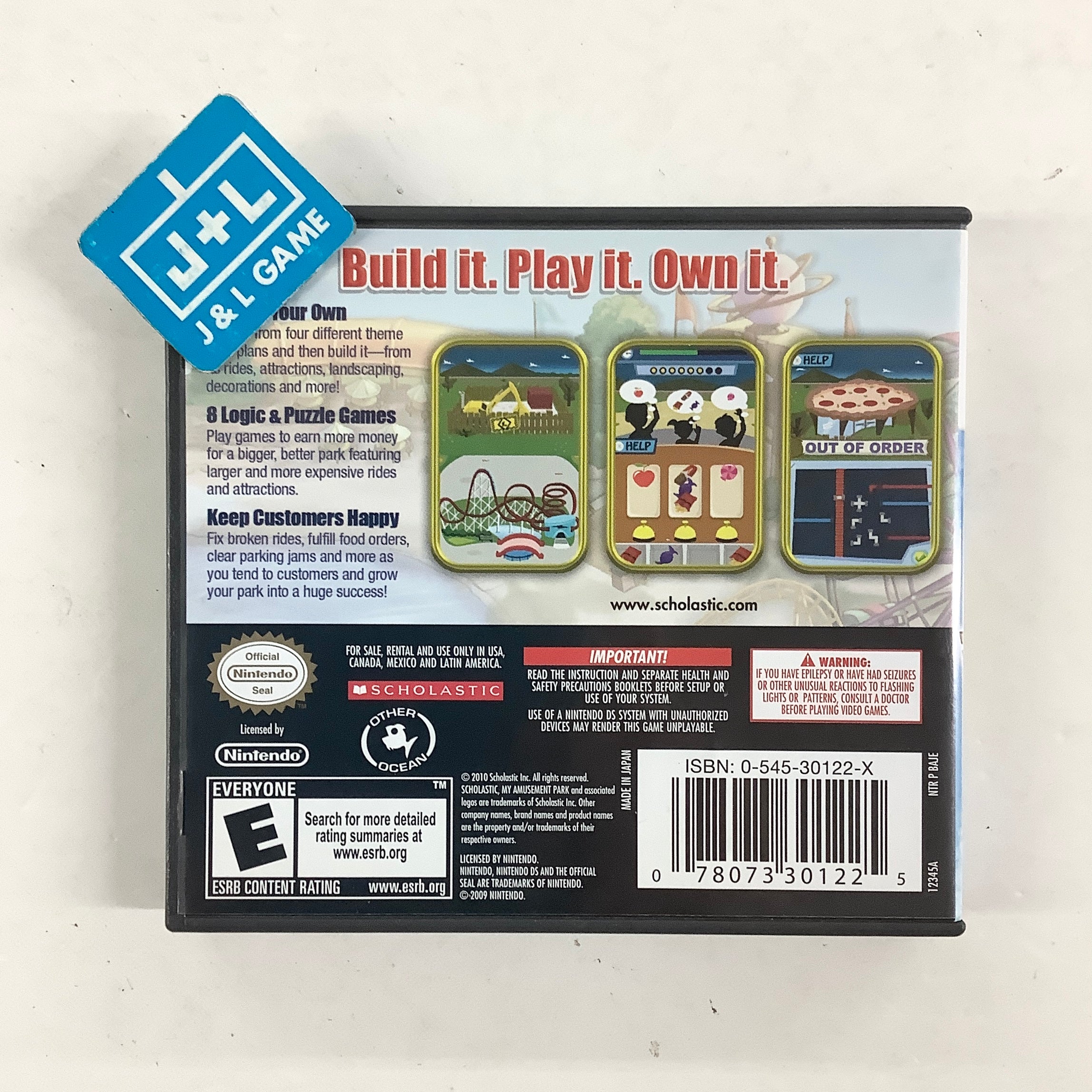 My Amusement Park - (NDS) Nintendo DS [Pre-Owned] Video Games Scholastic Inc.