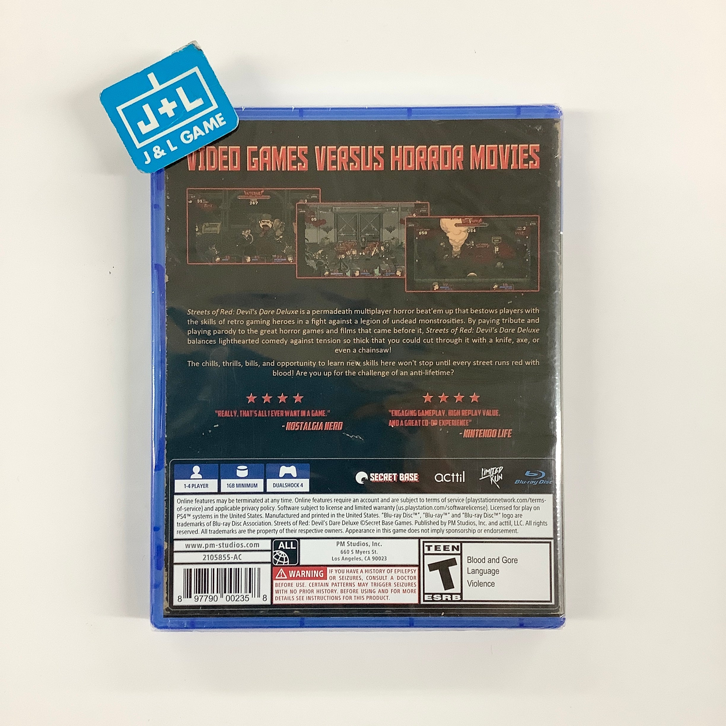 Streets of Red: Devil's Dare Deluxe - (PS4) PlayStation 4 Video Games Limited Run Games