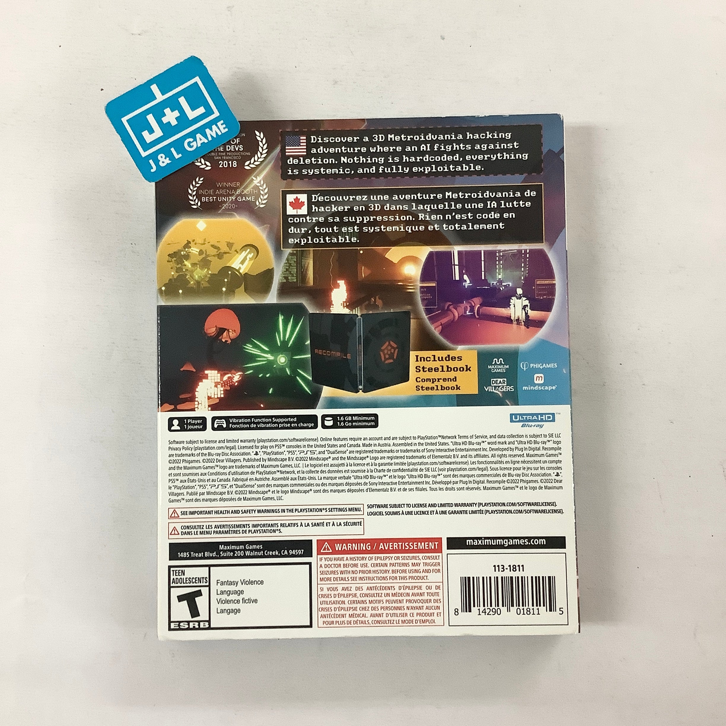 Recompile: Limited Edition - (PS5) Playstation 5 [Pre-Owned] Video Games Maximum Entertainment   