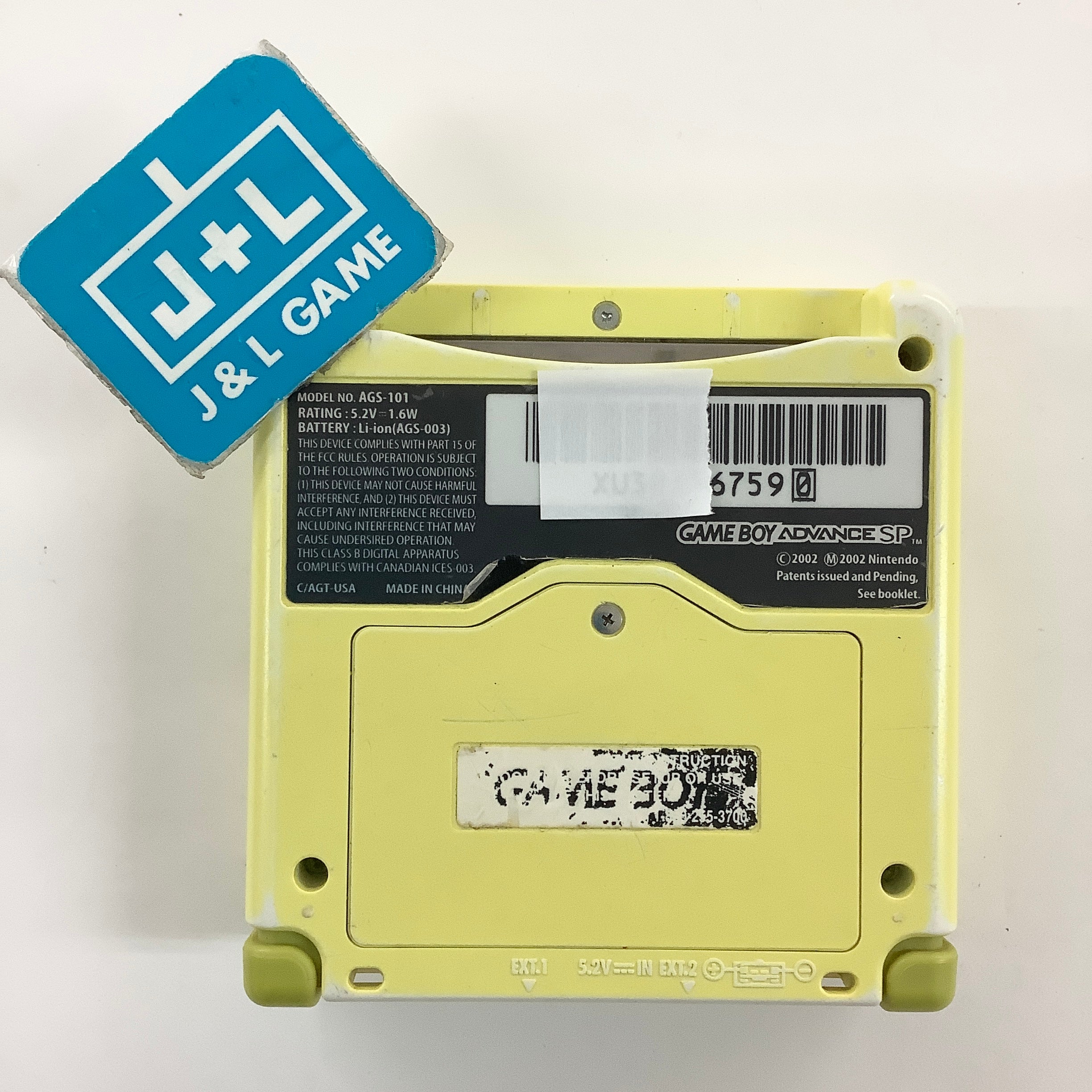 Nintendo Game Boy Advance SP Console AGS - 101 (SpongeBob SquarePants) - (GBA) Game Boy Advance SP [Pre-Owned]