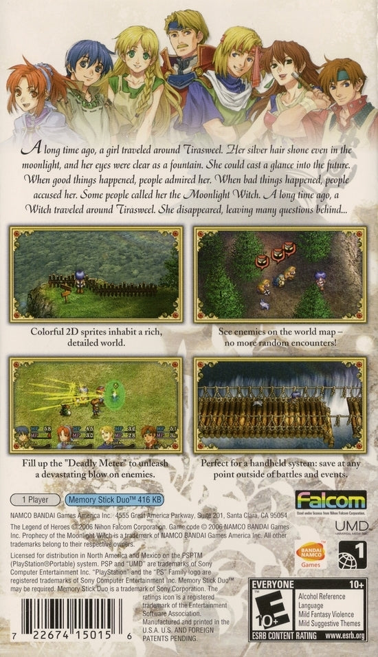 The Legend of Heroes II: Prophecy of the Moonlight Witch - Sony PSP [Pre-Owned]