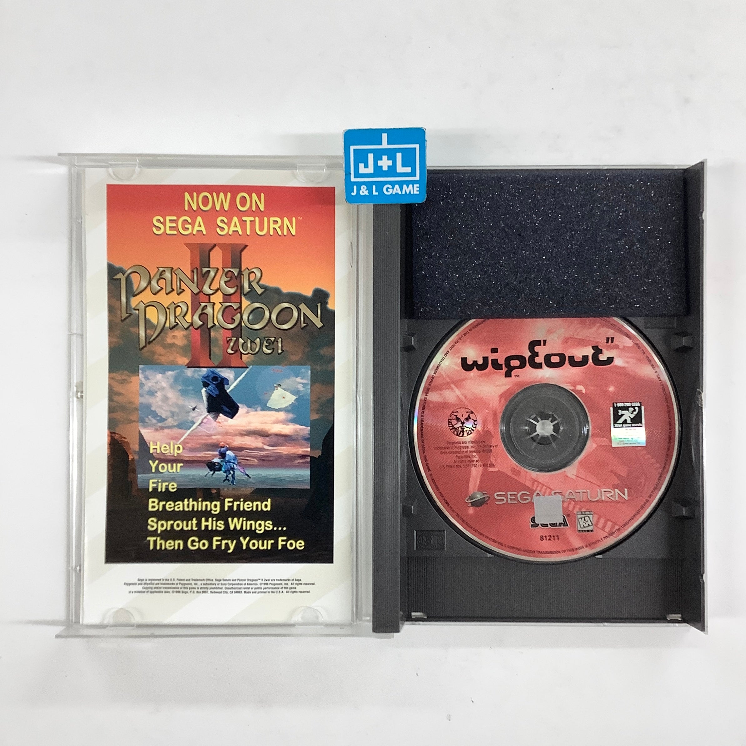 Wipeout - (SS) SEGA Saturn [Pre-Owned] Video Games Sega