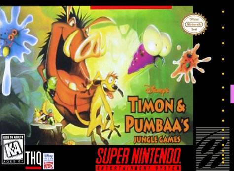 Disney's Timon & Pumbaa's Jungle Games - (SNES) Super Nintendo [Pre-Owned] Video Games THQ   